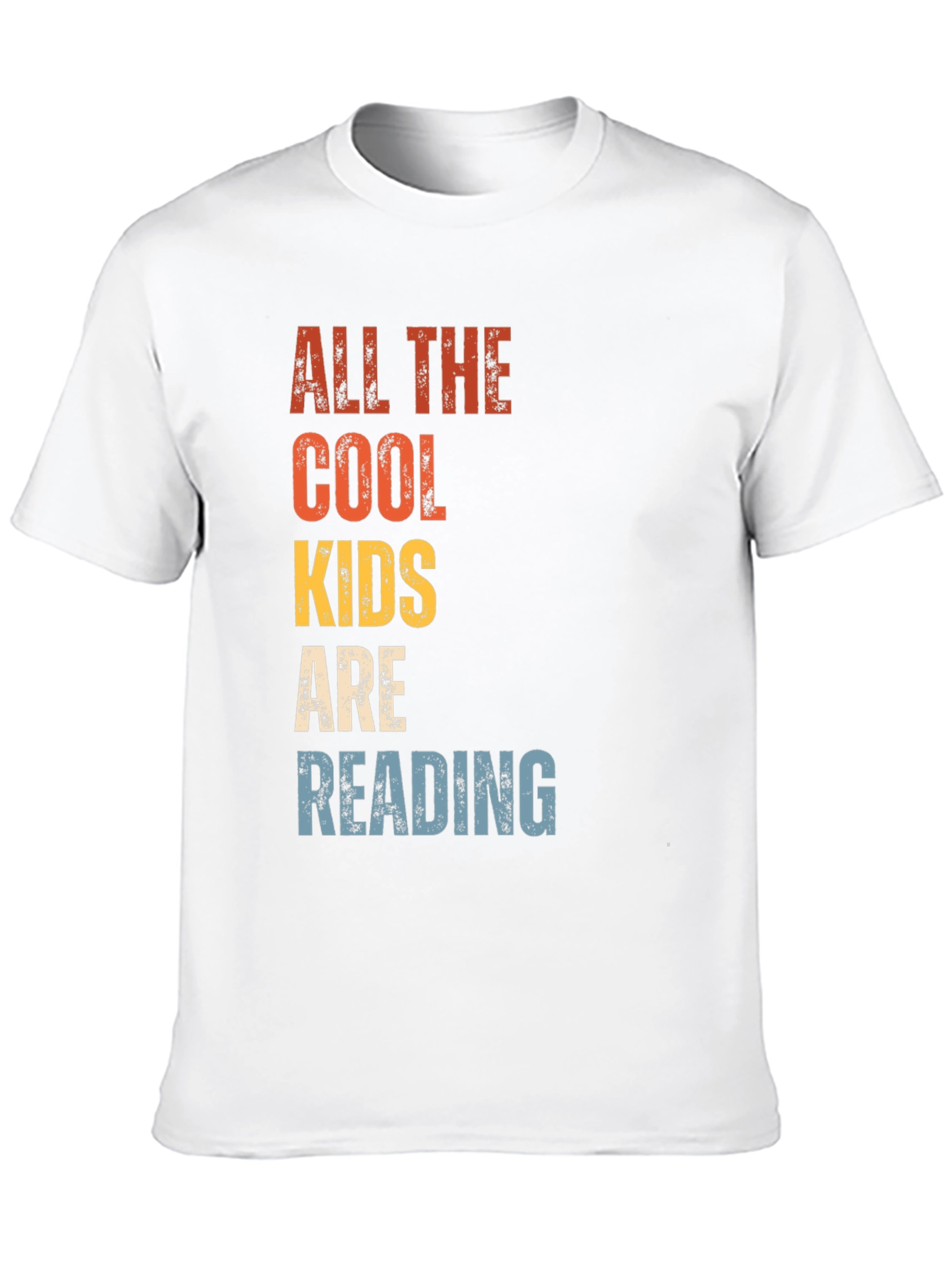 Cool Kids Reading T-Shirt - Retro Style