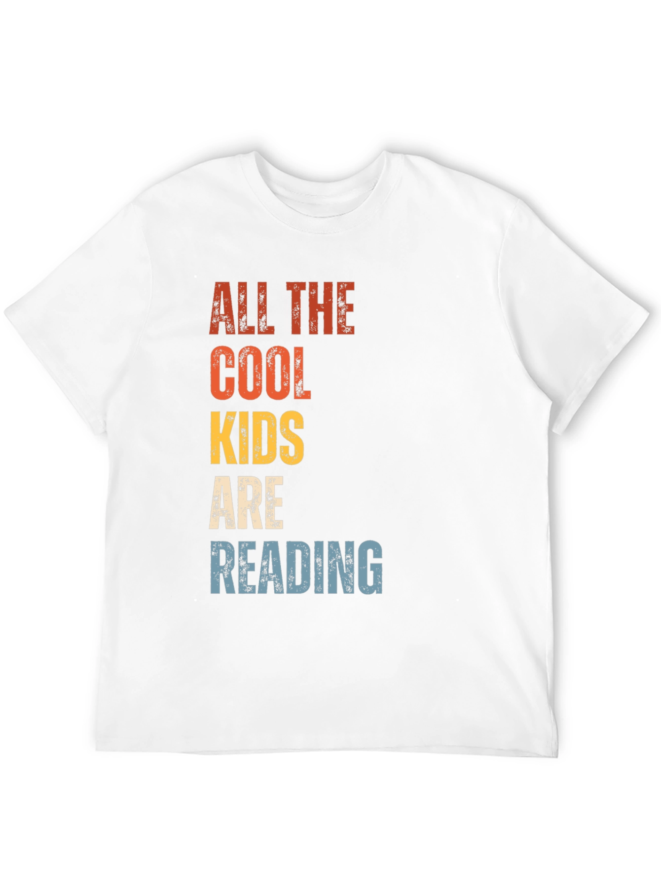 Cool Kids Reading T-Shirt - Retro Style