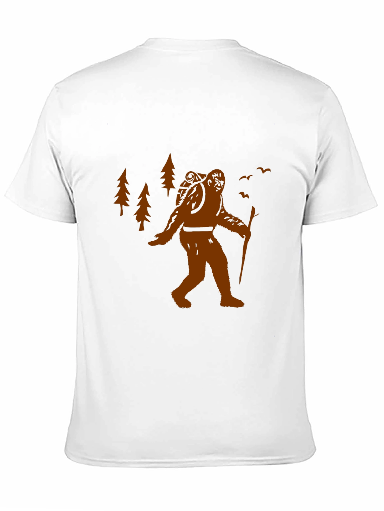 Sasquatch Hiking T-Shirt - Funny Bigfoot Adventure Tee