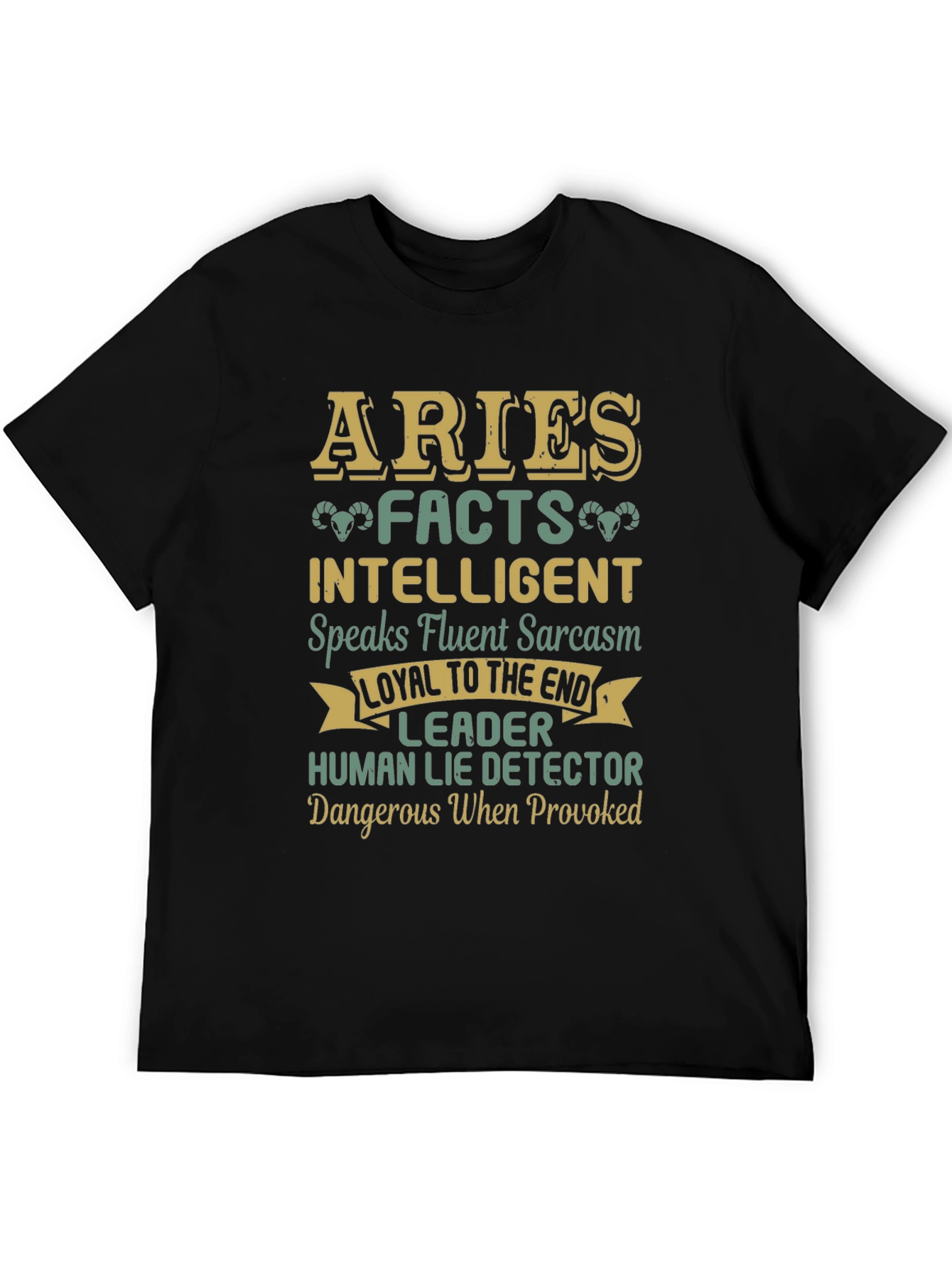 Aries Zodiac Sign Graphic Tee