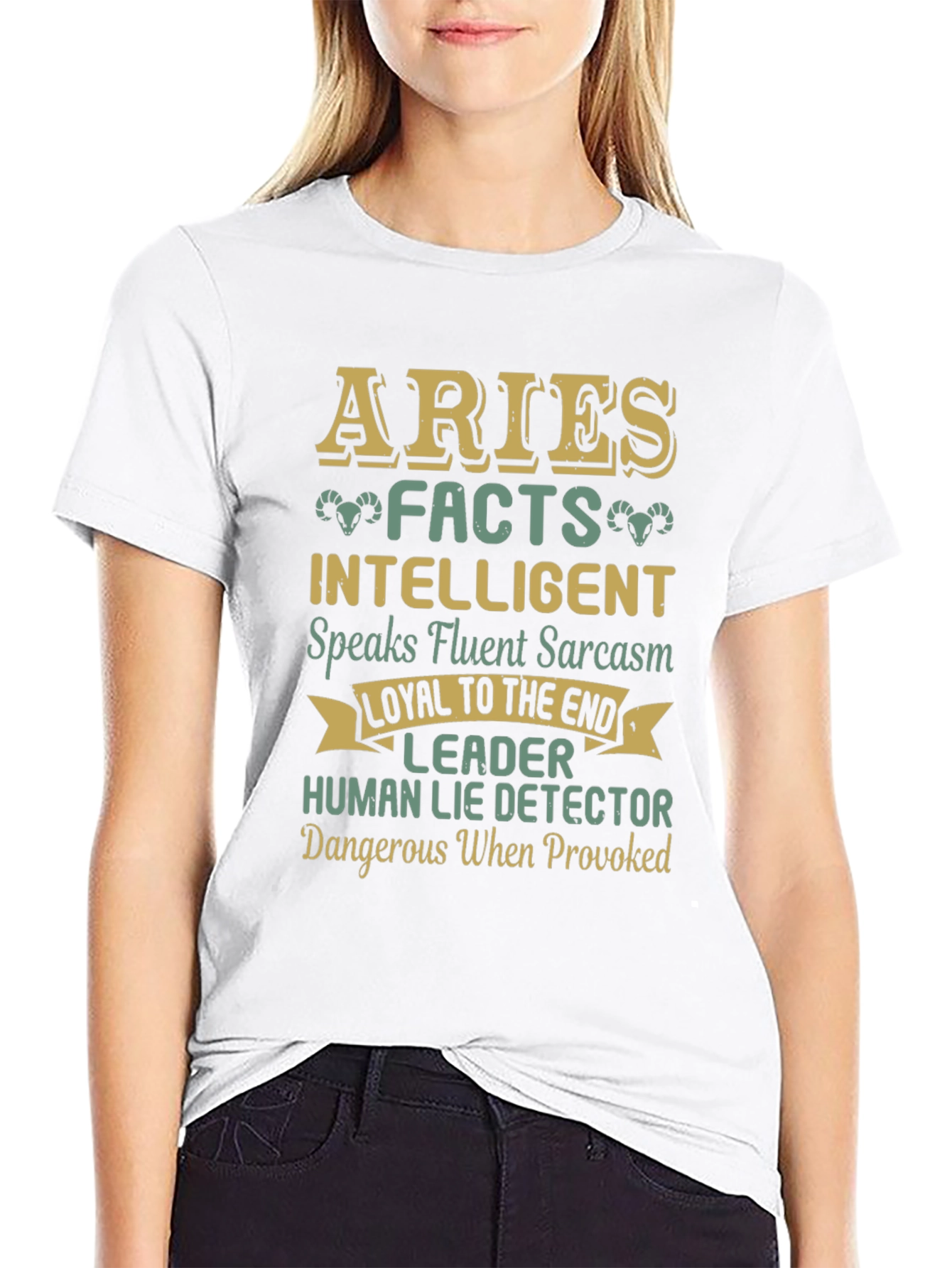 Aries Zodiac Sign Graphic Tee
