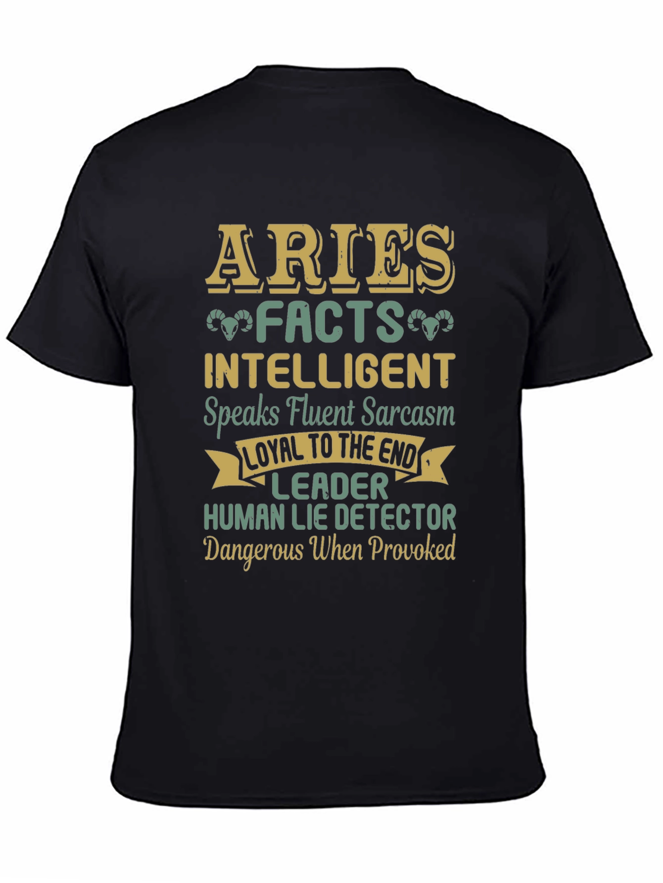 Aries Zodiac Sign Graphic Tee