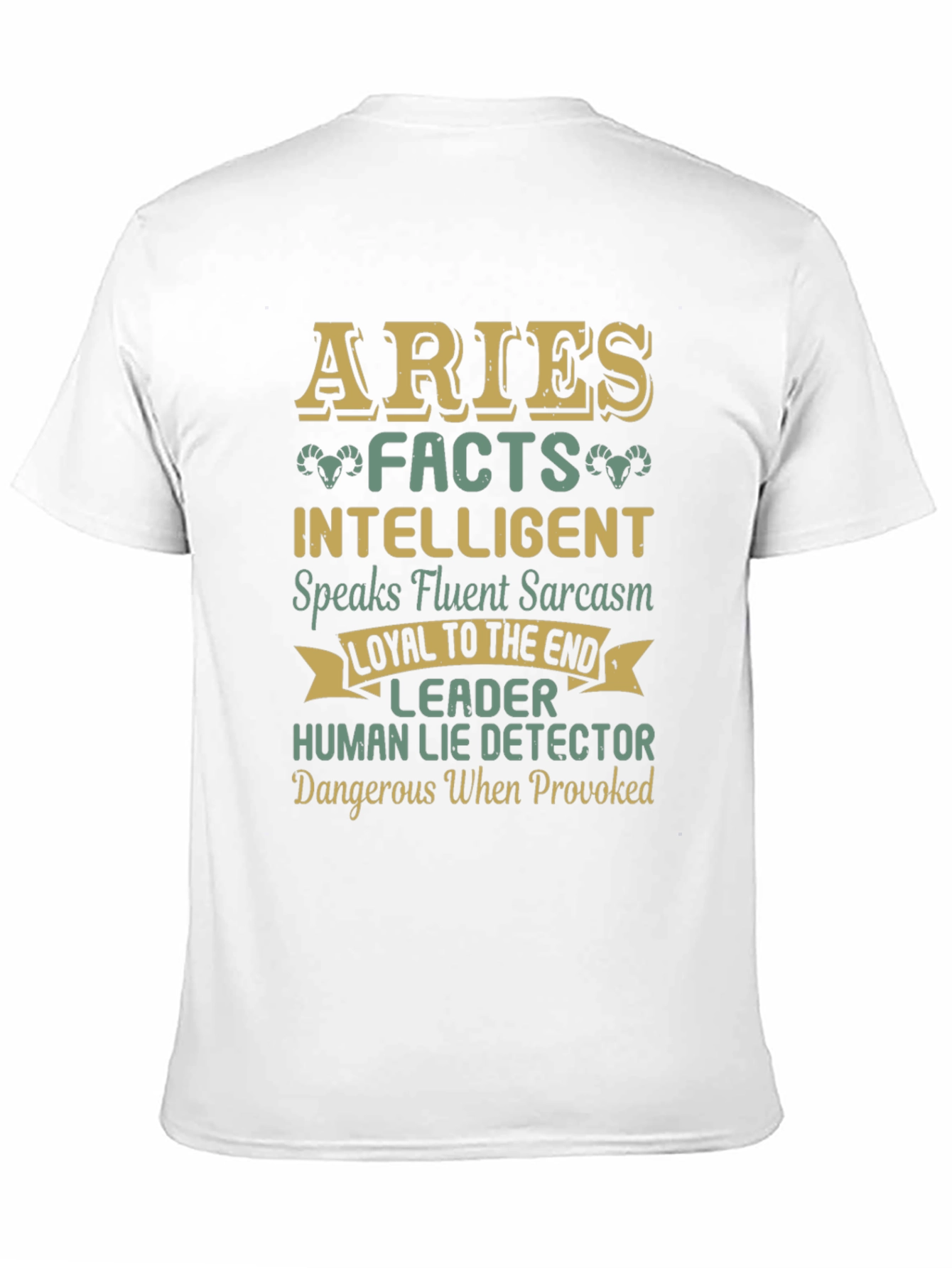 Aries Zodiac Sign Graphic Tee