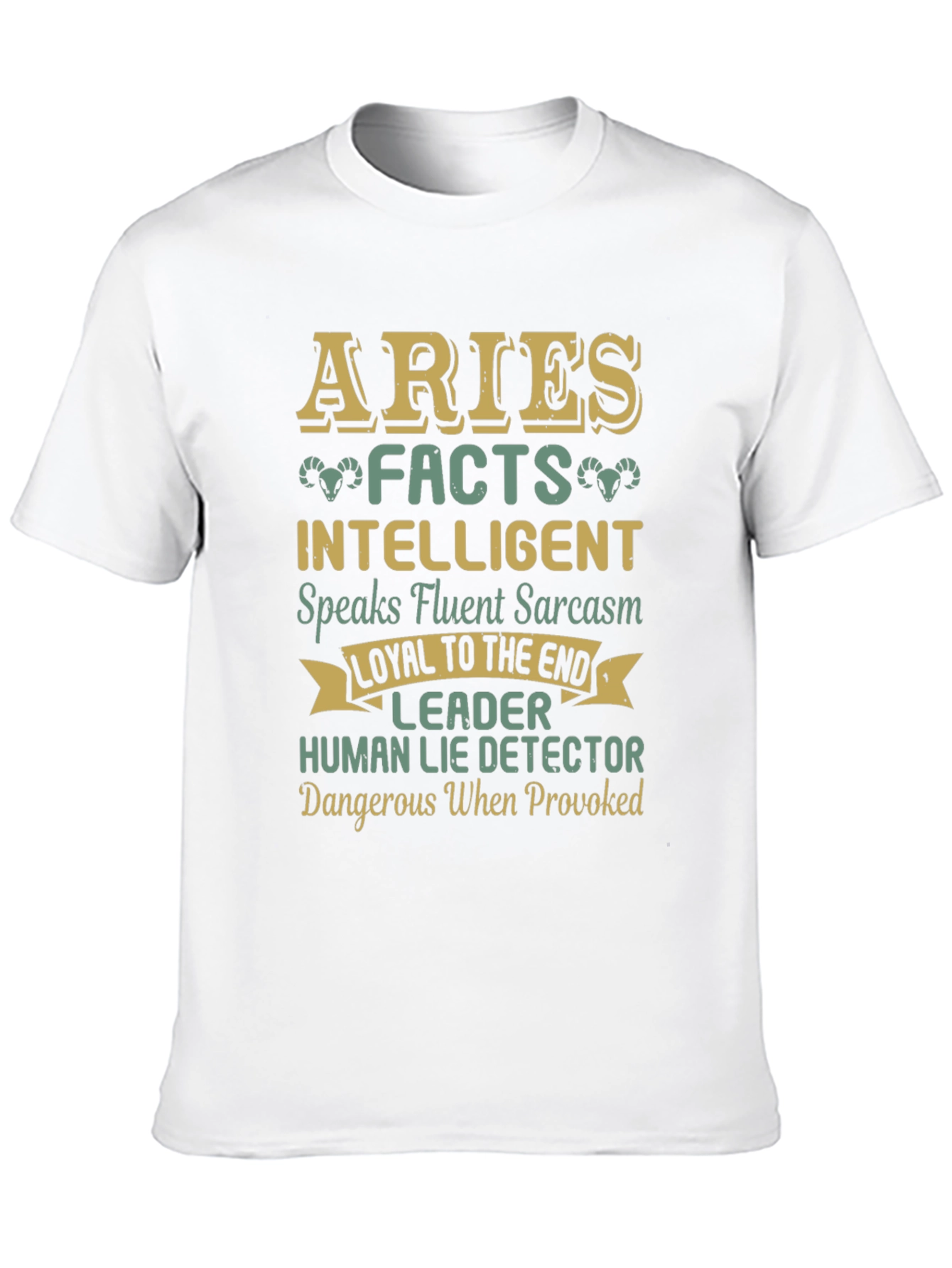 Aries Zodiac Sign Graphic Tee