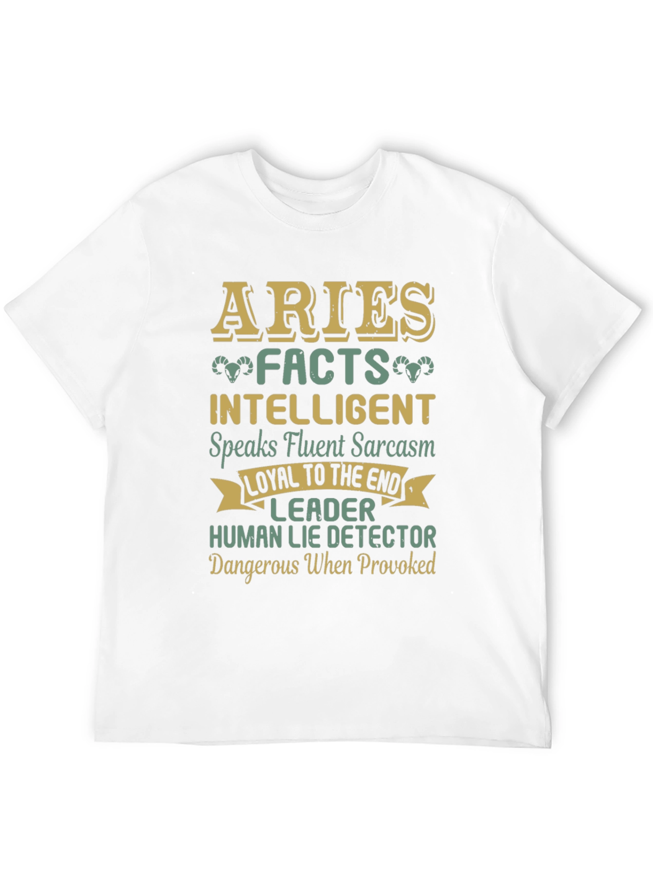 Aries Zodiac Sign Graphic Tee