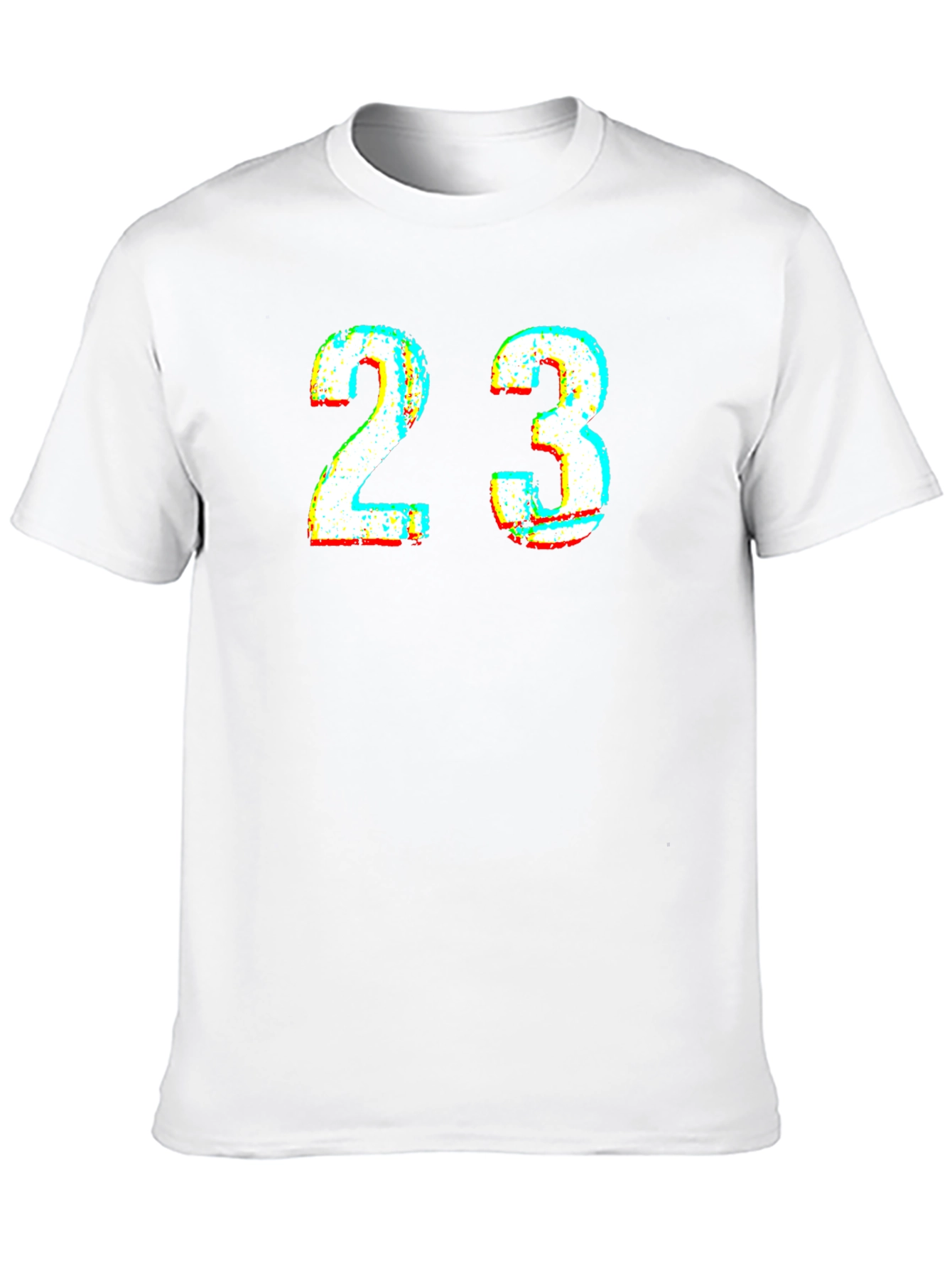 Retro 23 Graphic Print Black T-Shirt