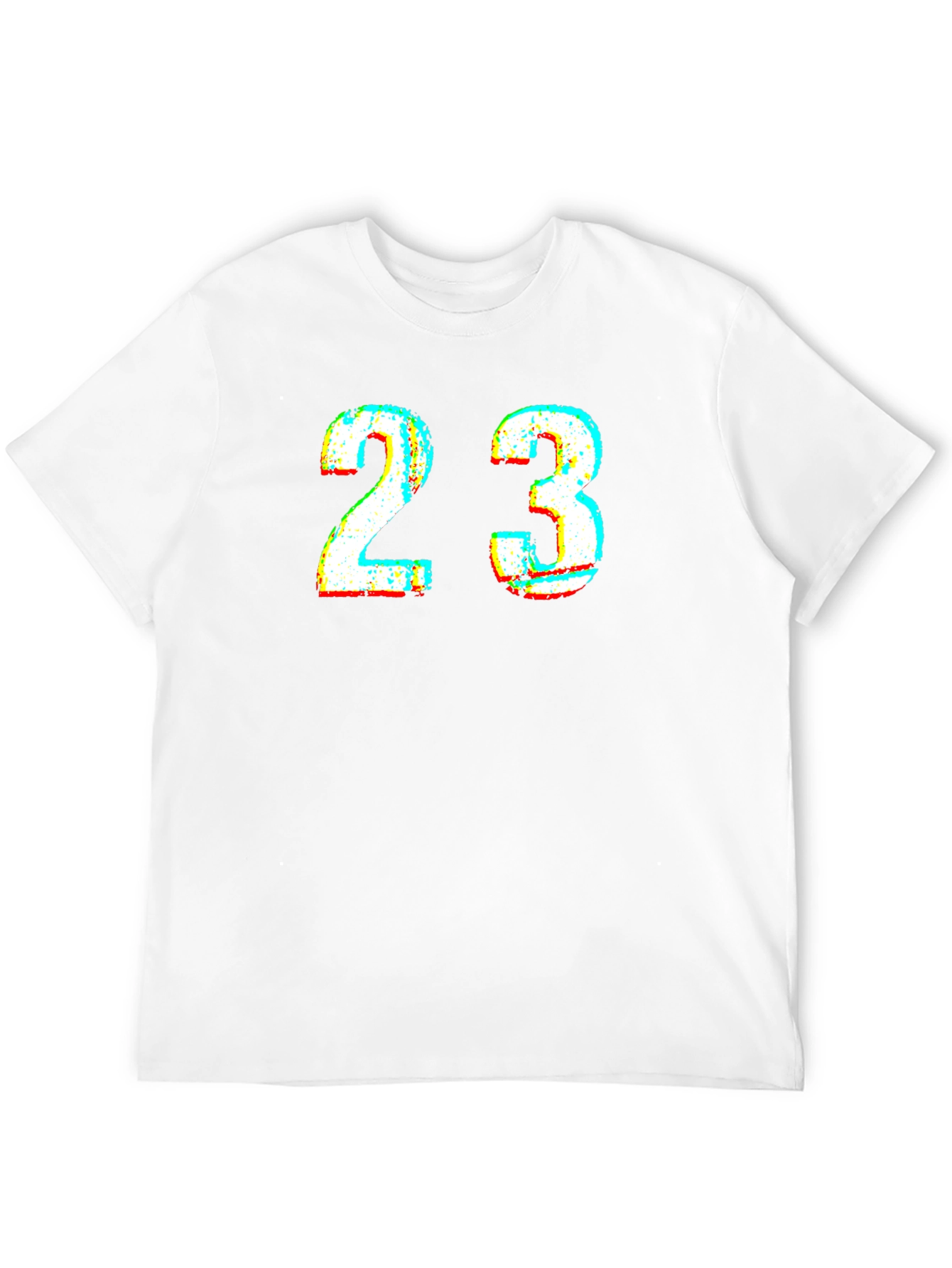 Retro 23 Graphic Print Black T-Shirt