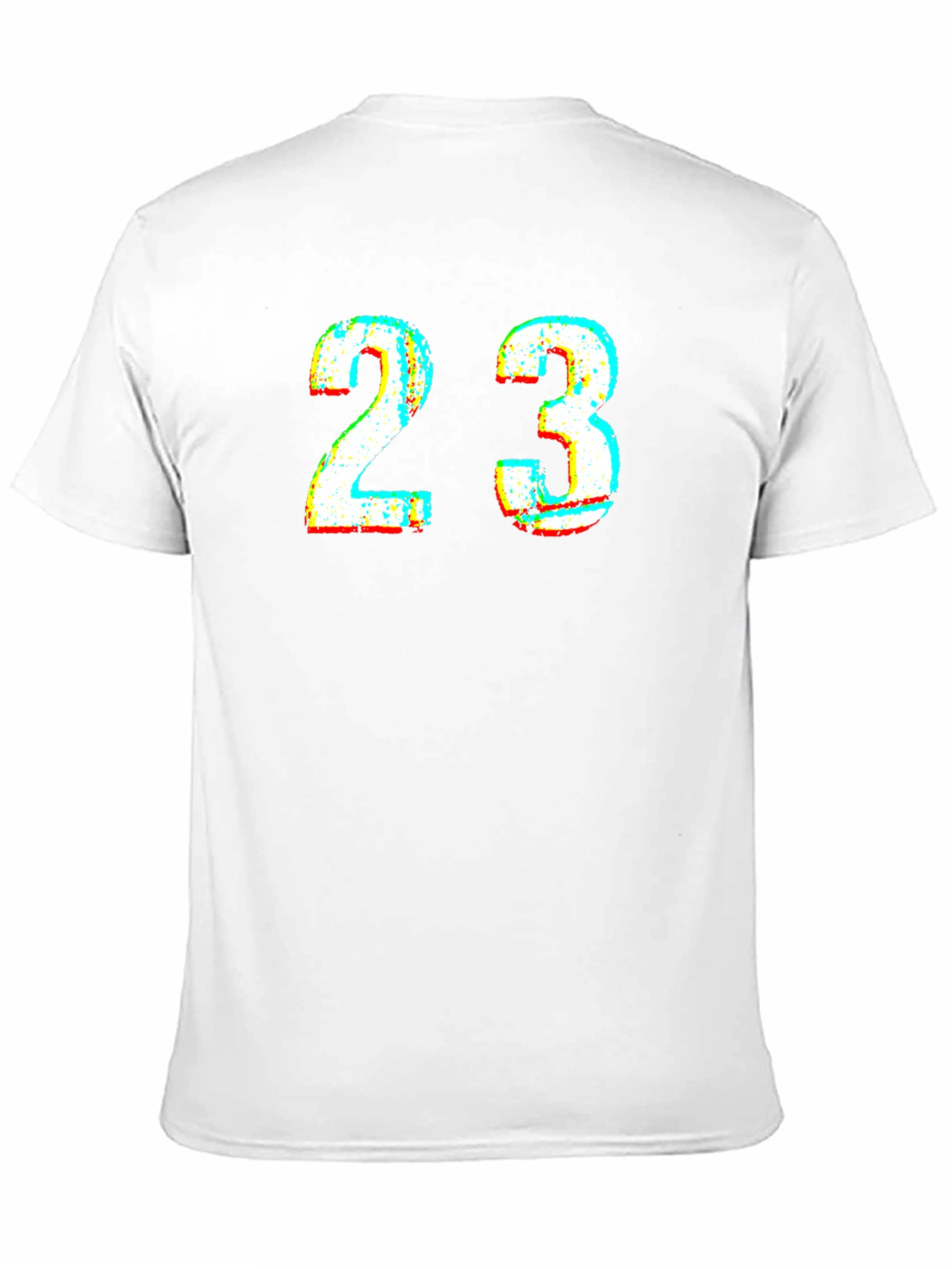 Retro 23 Graphic Print Black T-Shirt