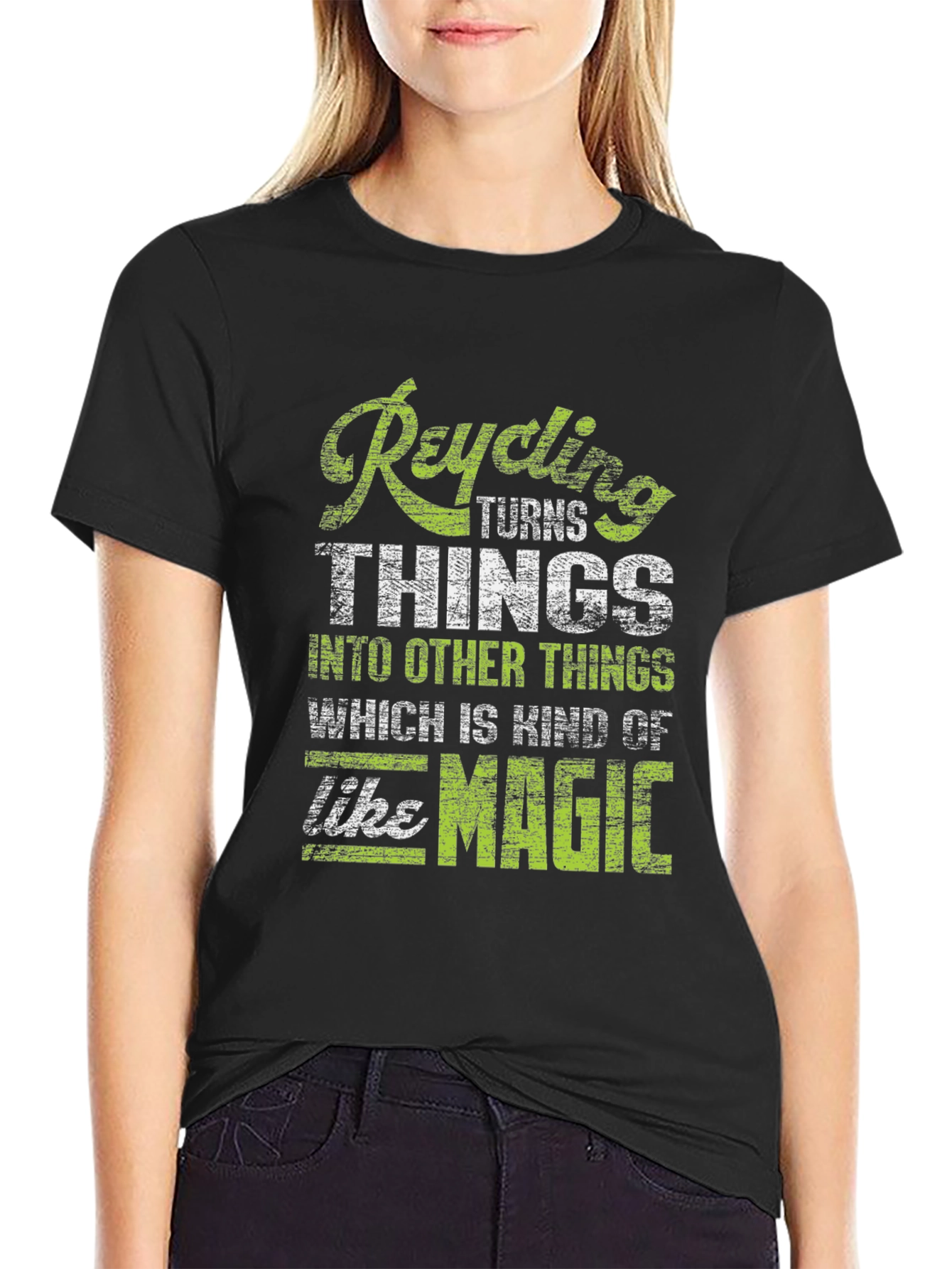 Recycling is Magic Graphic T-Shirt