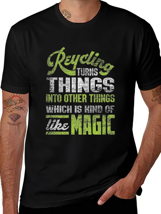 Recycling is Magic Graphic T-Shirt