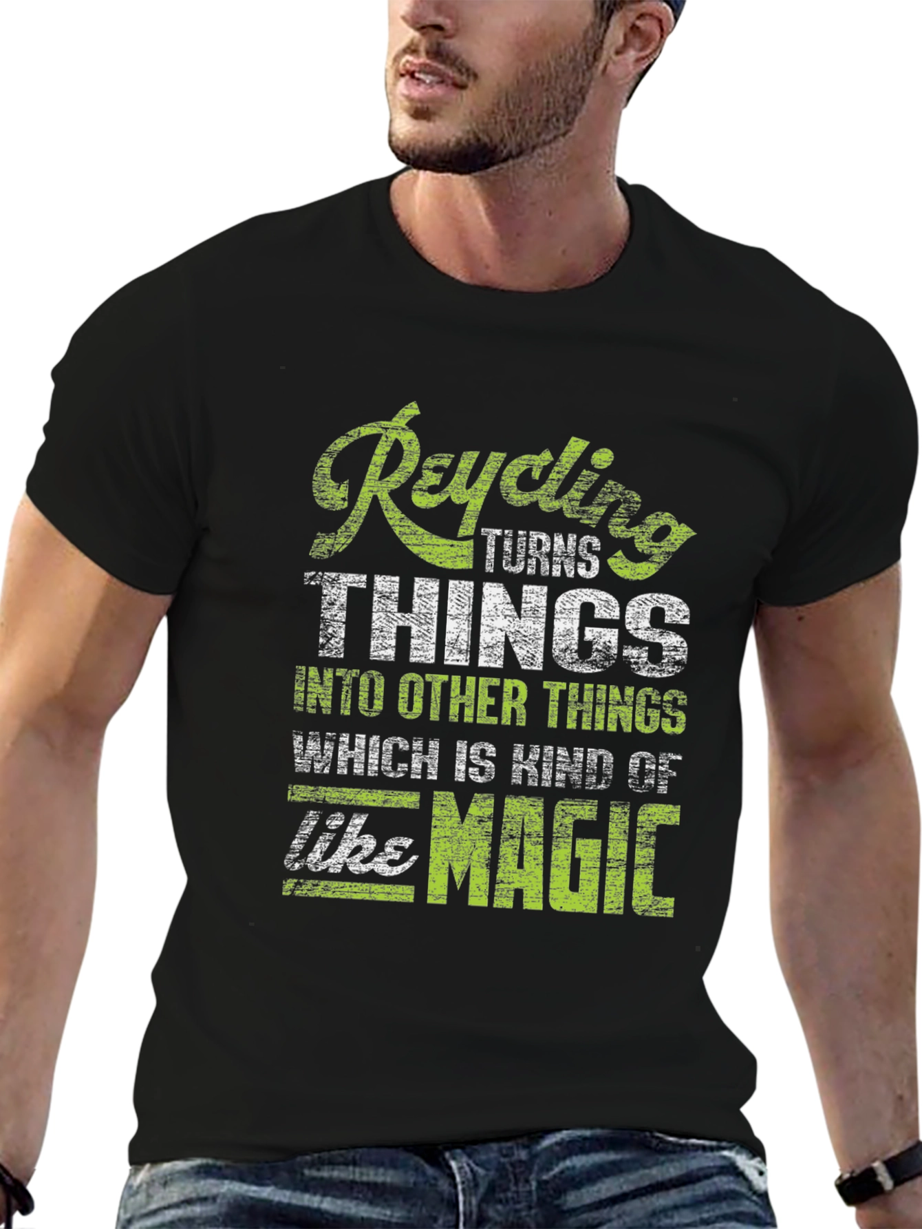Recycling is Magic Graphic T-Shirt