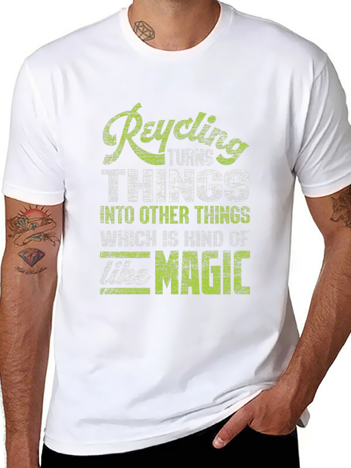 Recycling is Magic Graphic T-Shirt