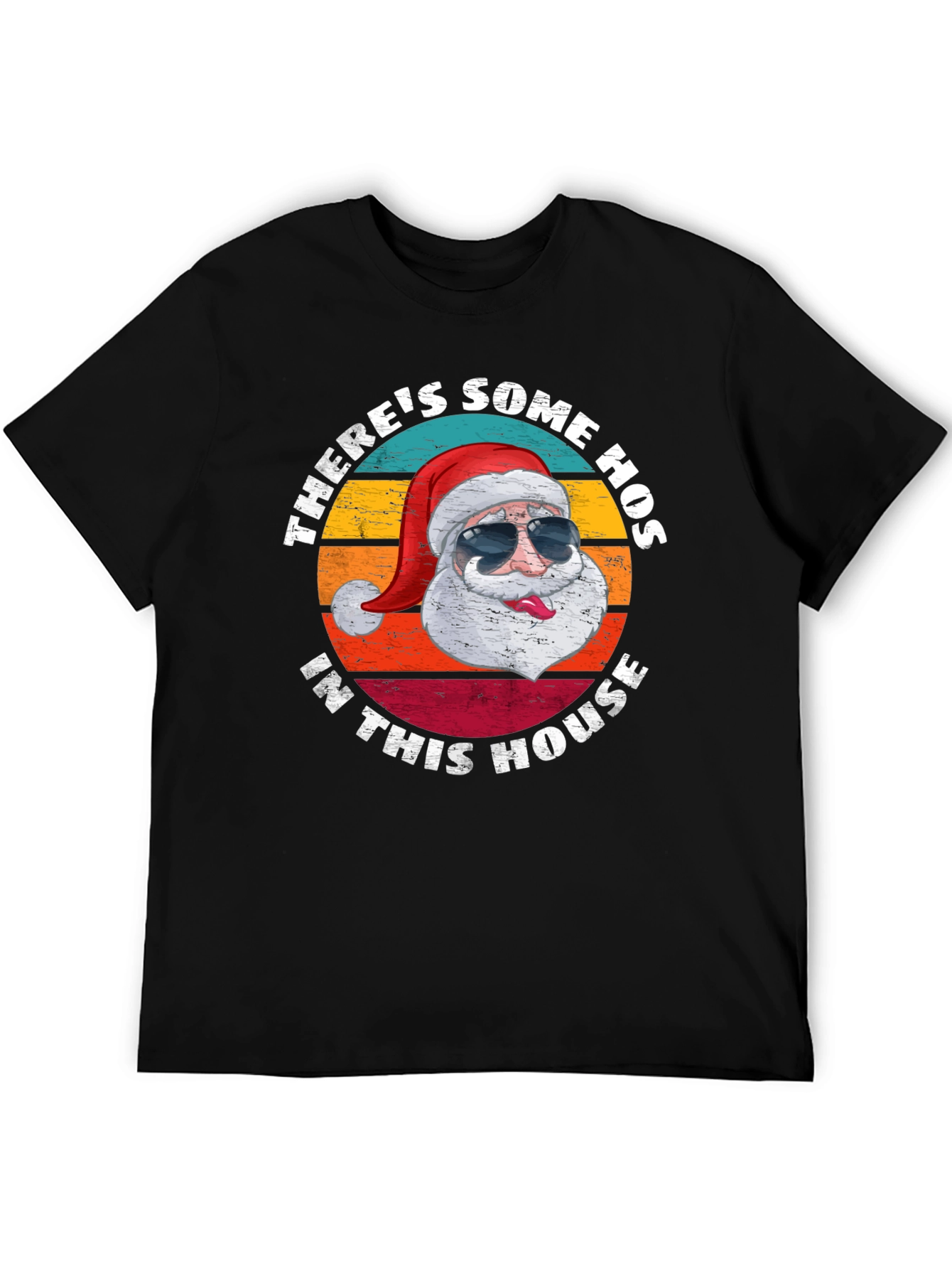 Santa Some Hos Christmas Graphic Tee