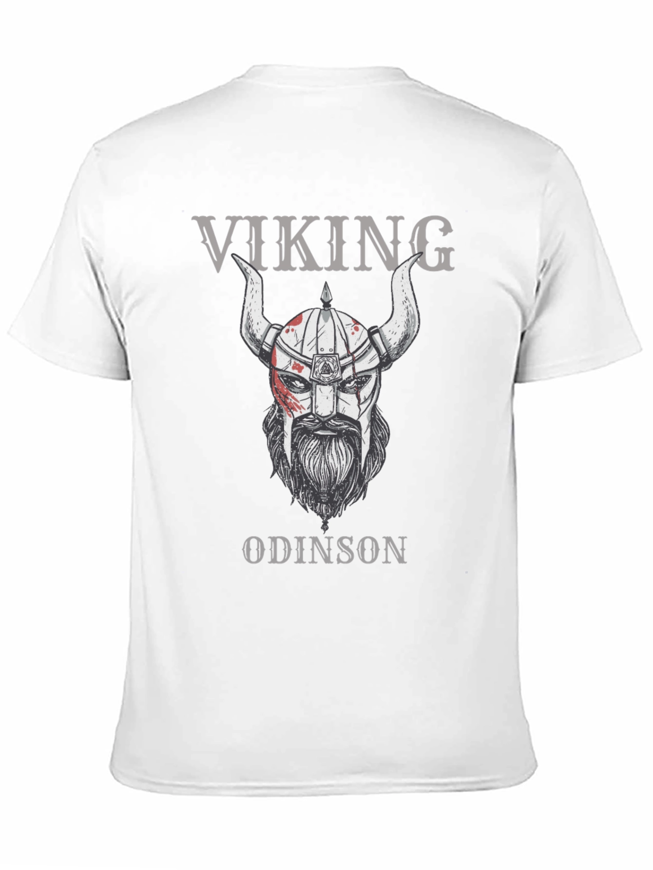 Viking Odinson Graphic Print T-Shirt