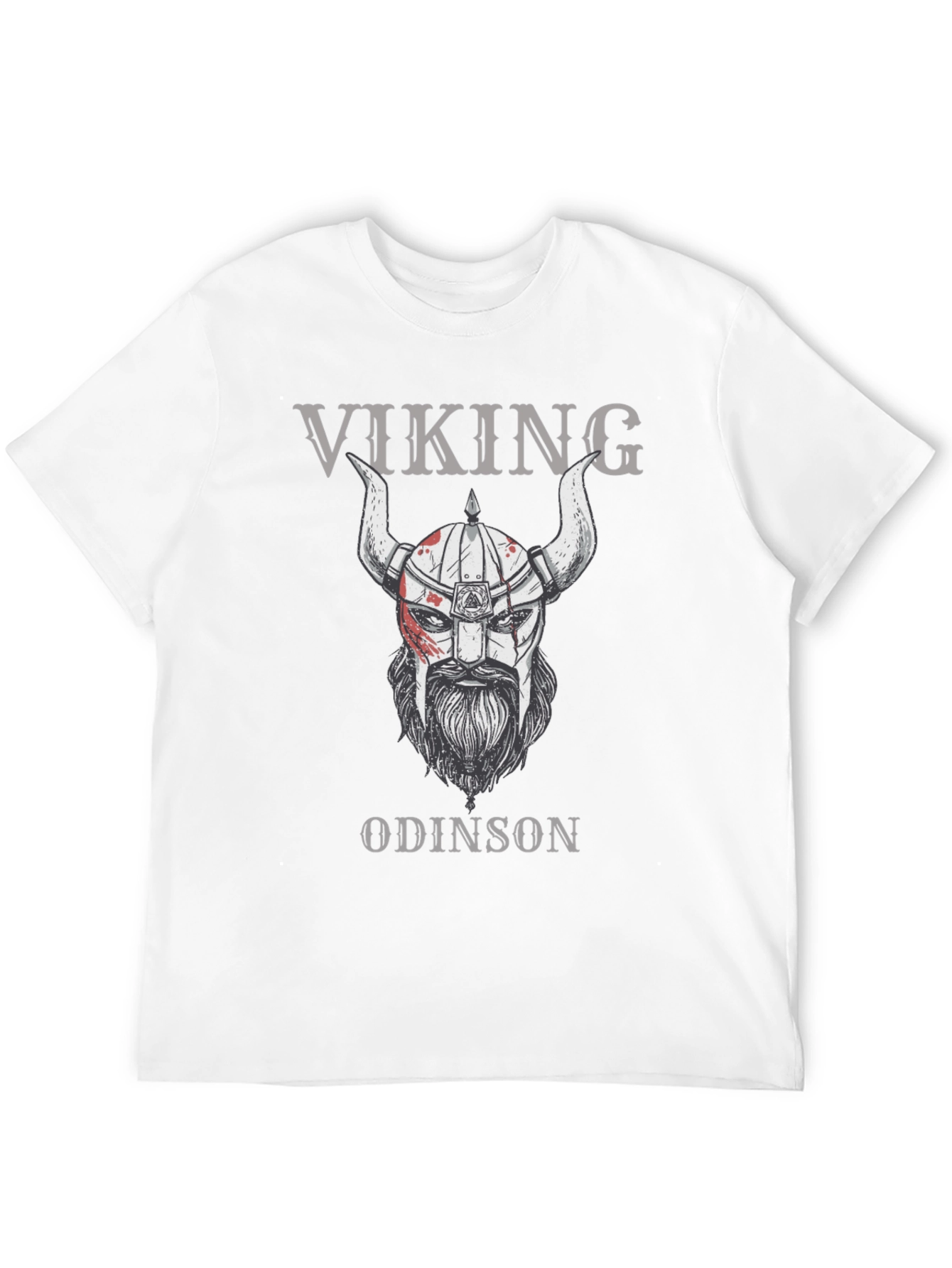 Viking Odinson Graphic Print T-Shirt