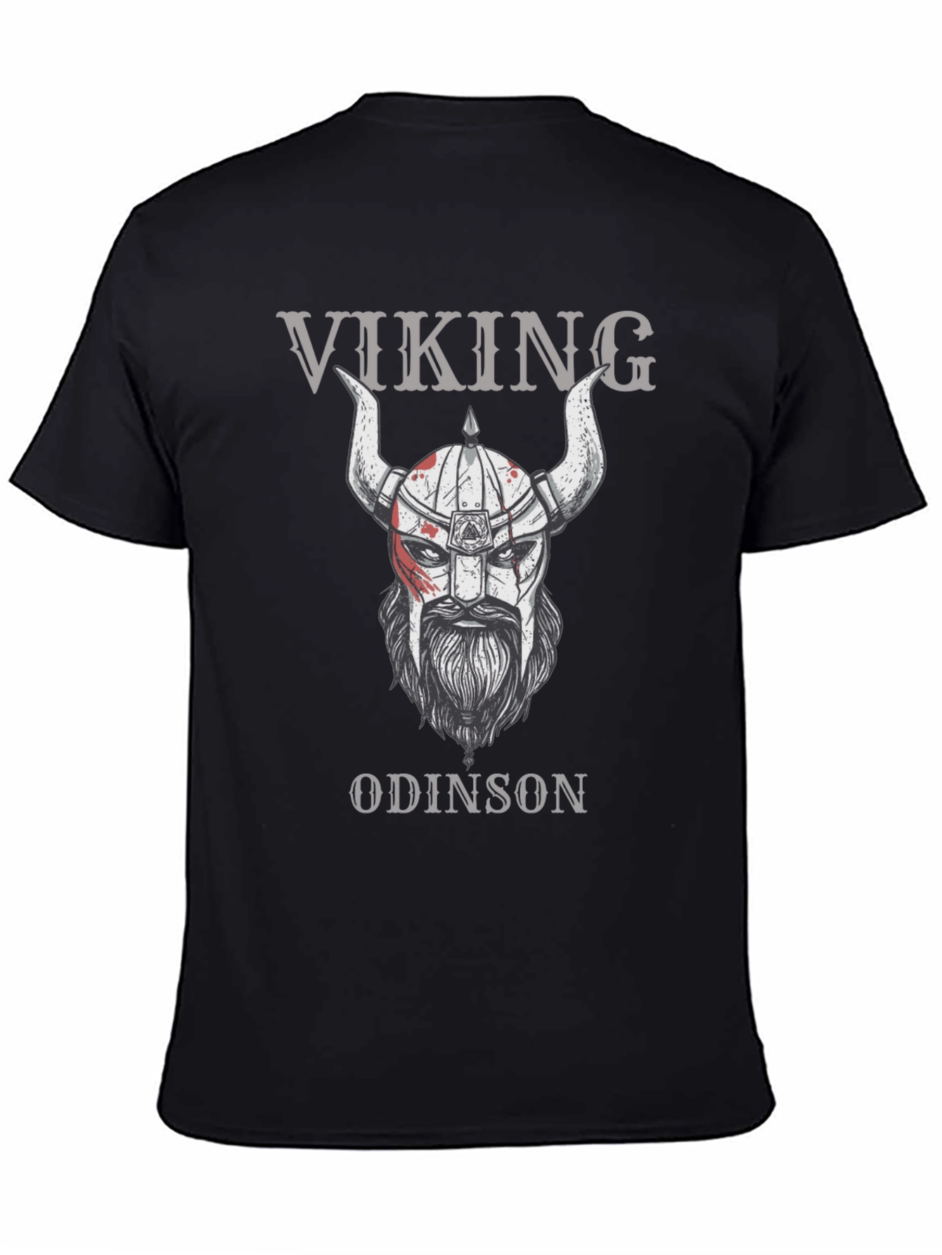 Viking Odinson Graphic Print T-Shirt
