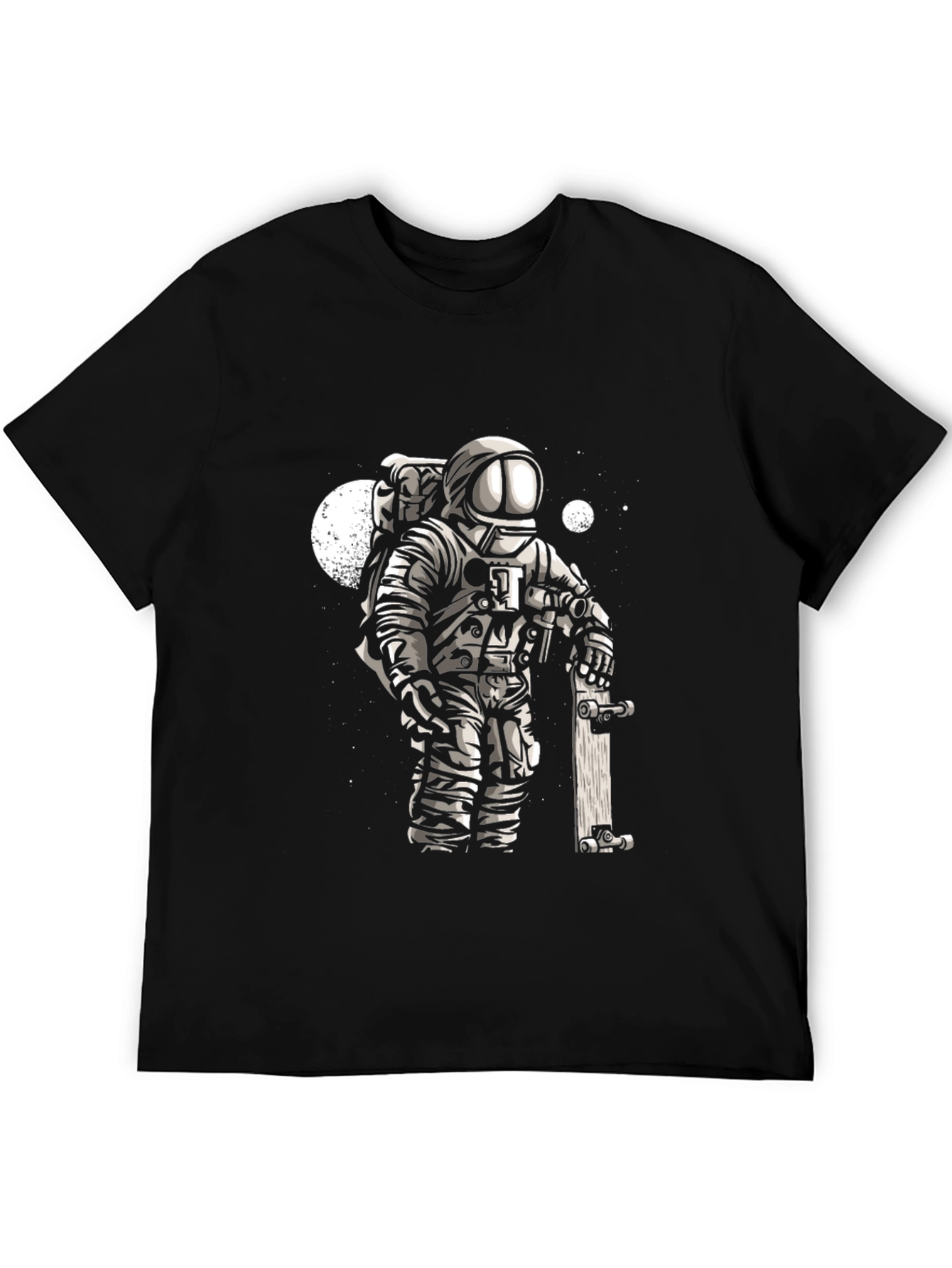 Astronaut Skater T-Shirt - Cool Space Tee