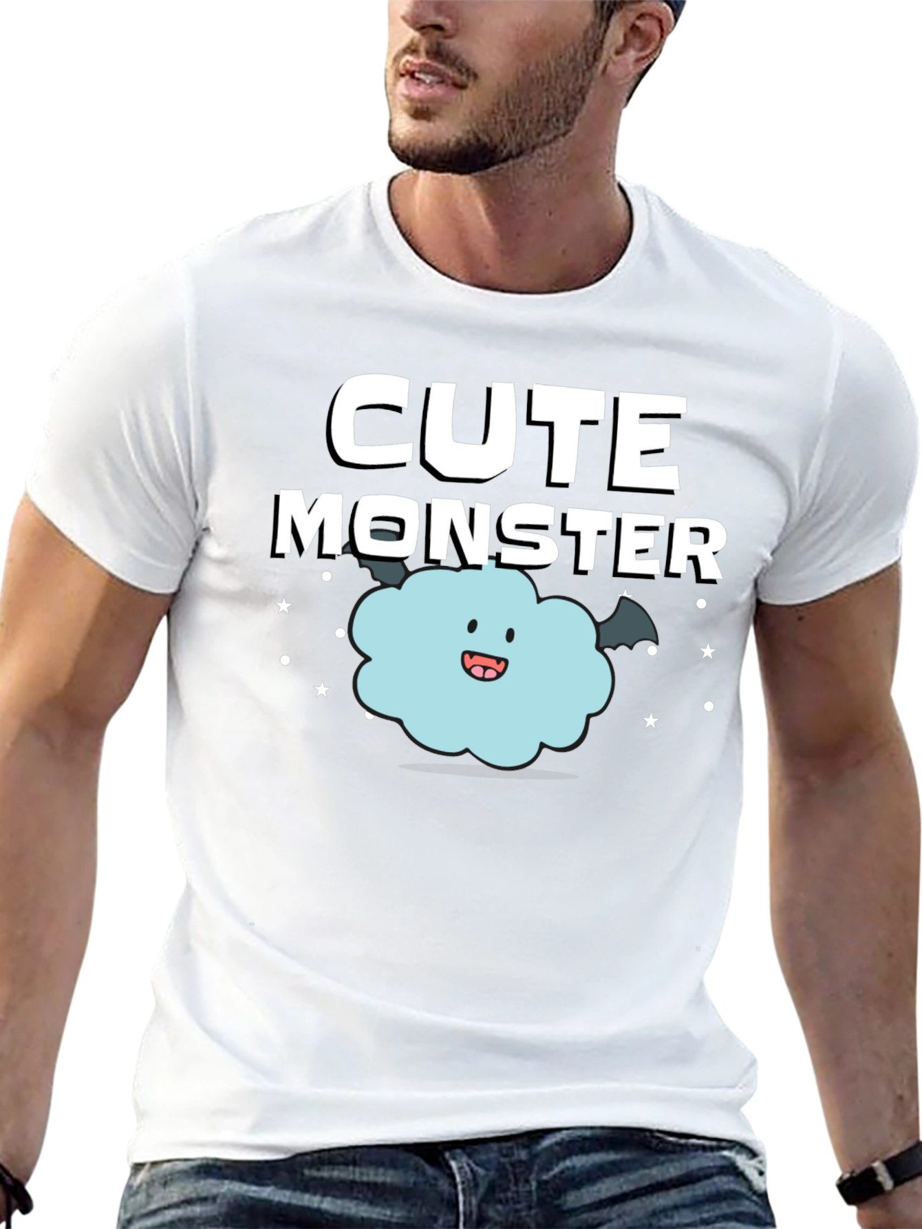 Cute Monster Graphic T-Shirt - Fun & Stylish