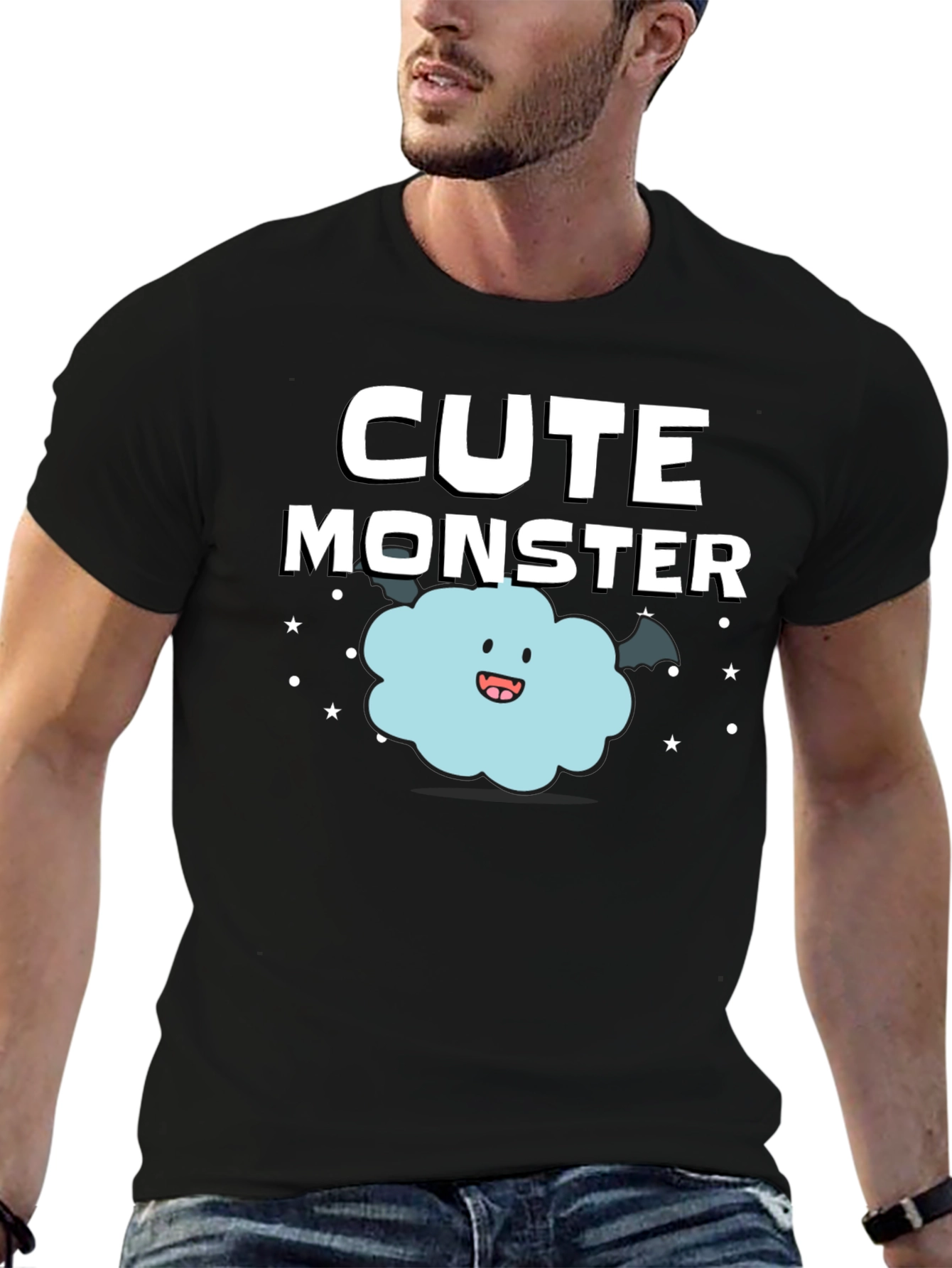 Cute Monster Graphic T-Shirt - Fun & Stylish