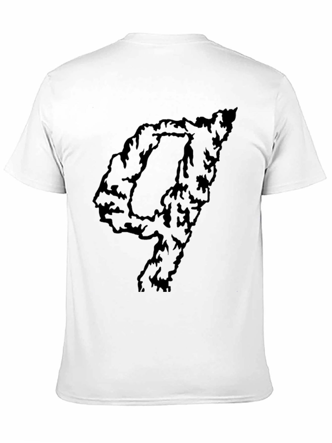 Abstract 4 Graphic Black T-Shirt