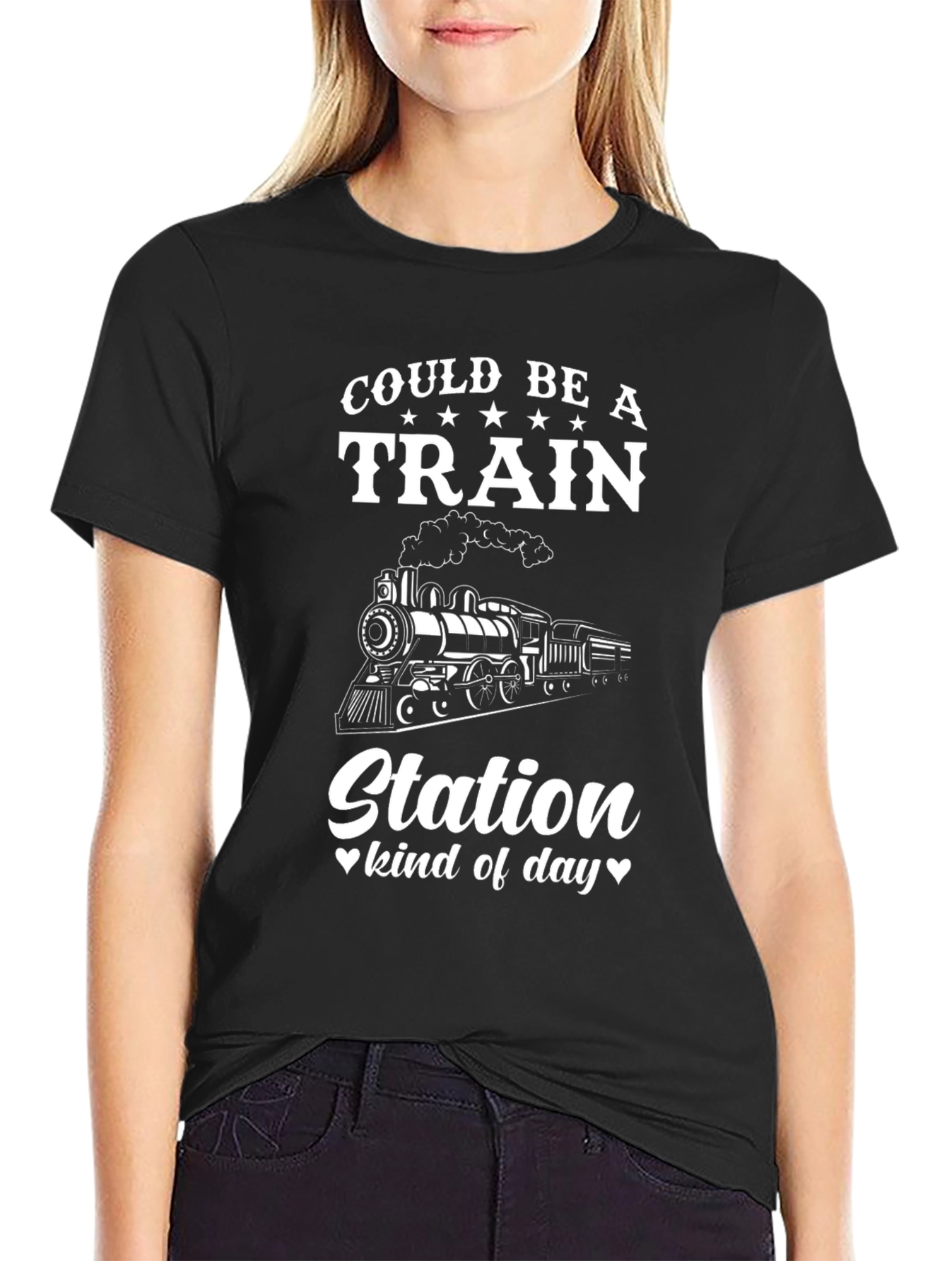 Train Station Kind of Day Graphic Tee