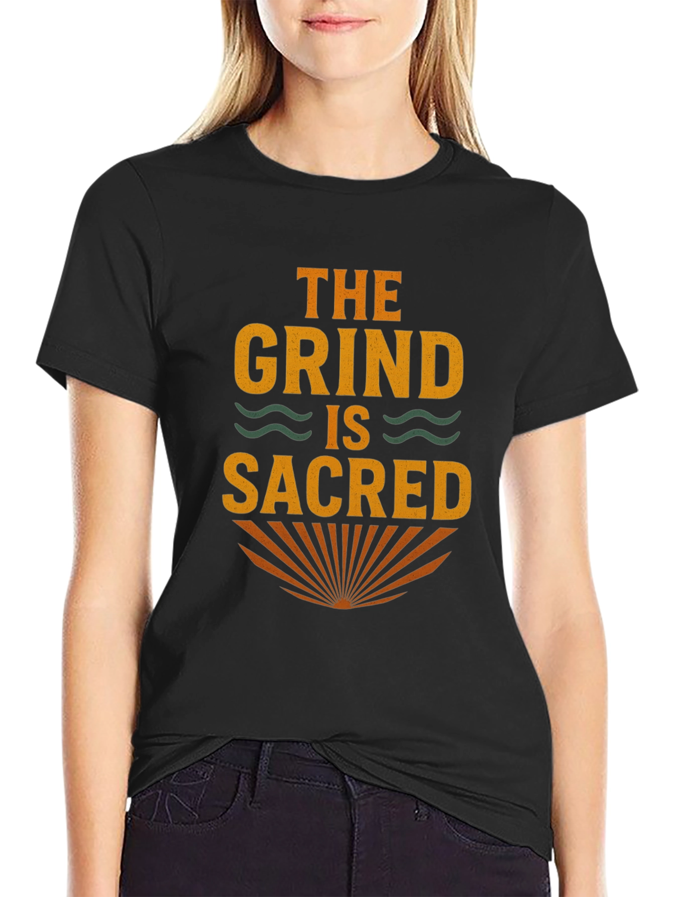 The Grind is Sacred Black T-Shirt