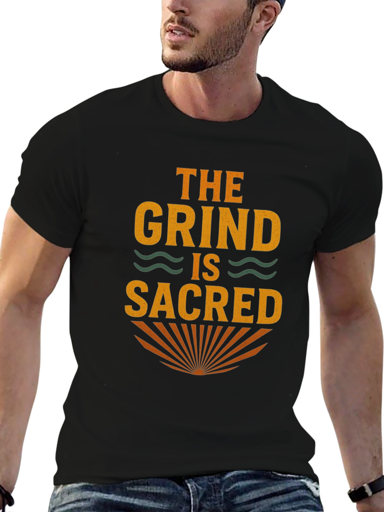 The Grind is Sacred Black T-Shirt