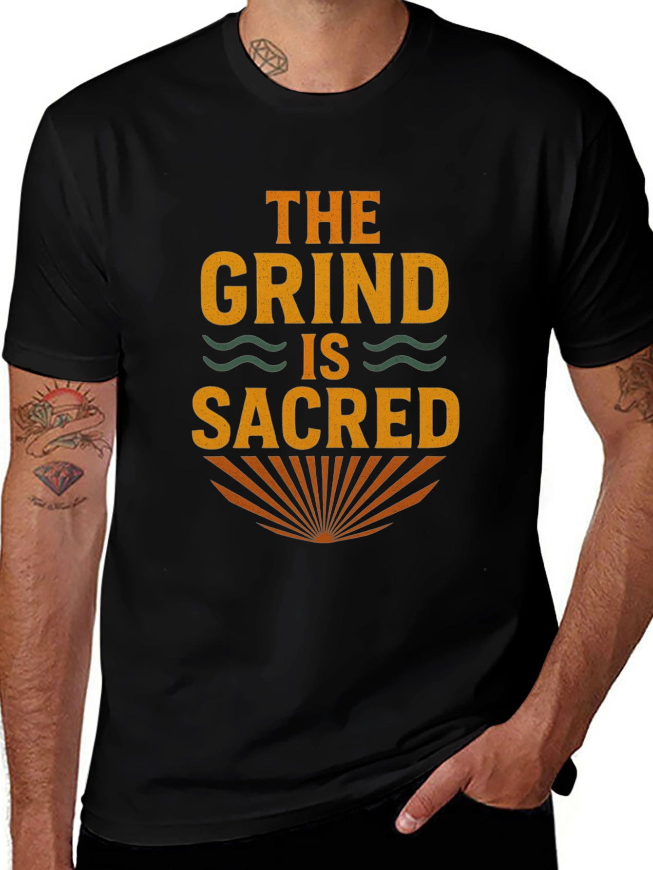 The Grind is Sacred Black T-Shirt