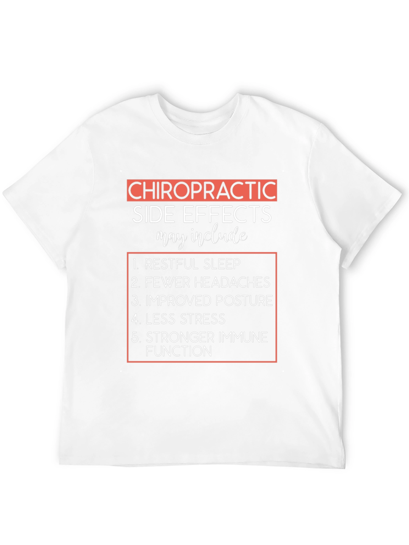 Chiropractic Side Effects Graphic Tee