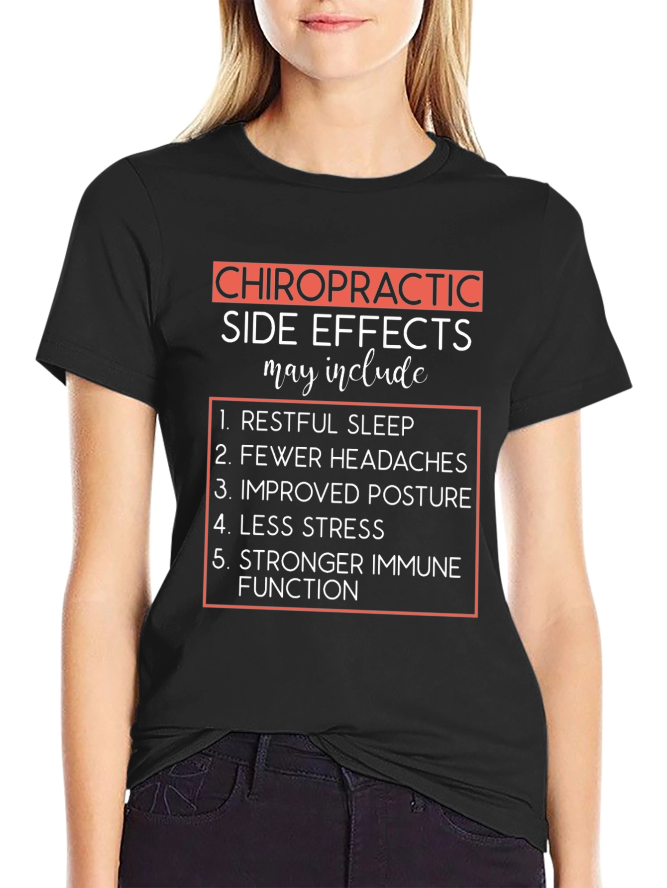 Chiropractic Side Effects Graphic Tee