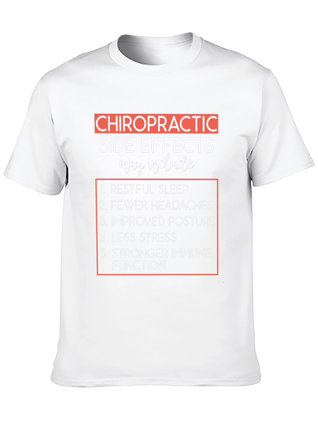 Chiropractic Side Effects Graphic Tee