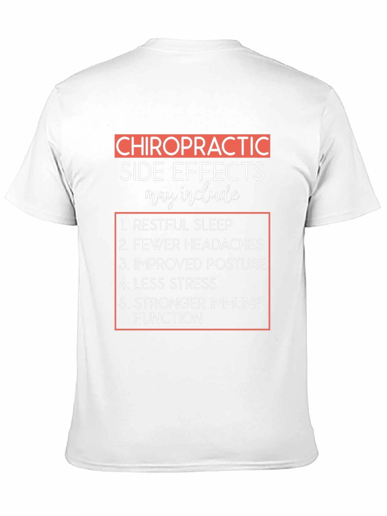 Chiropractic Side Effects Graphic Tee