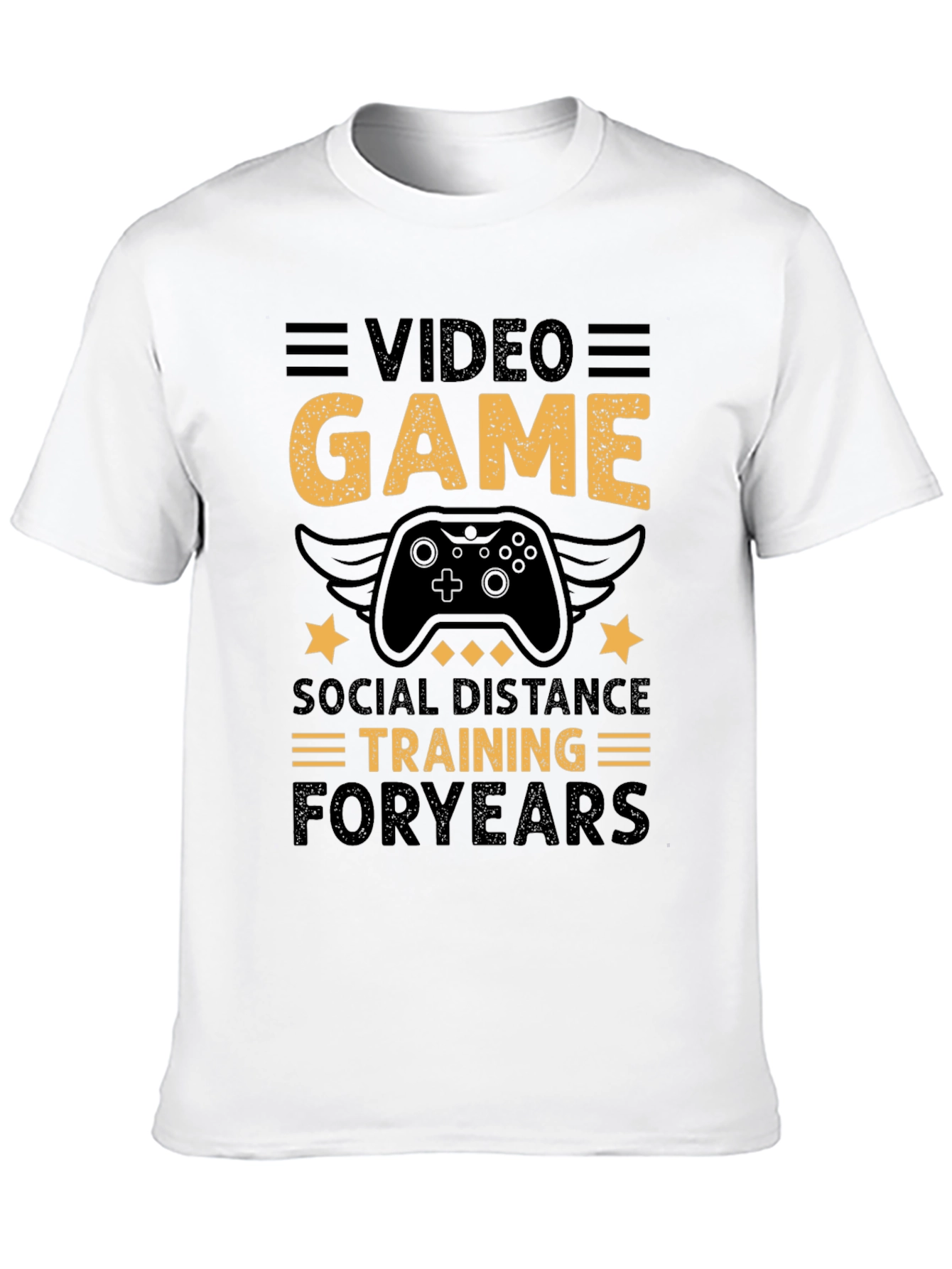Video Game Social Distance Training T-Shirt