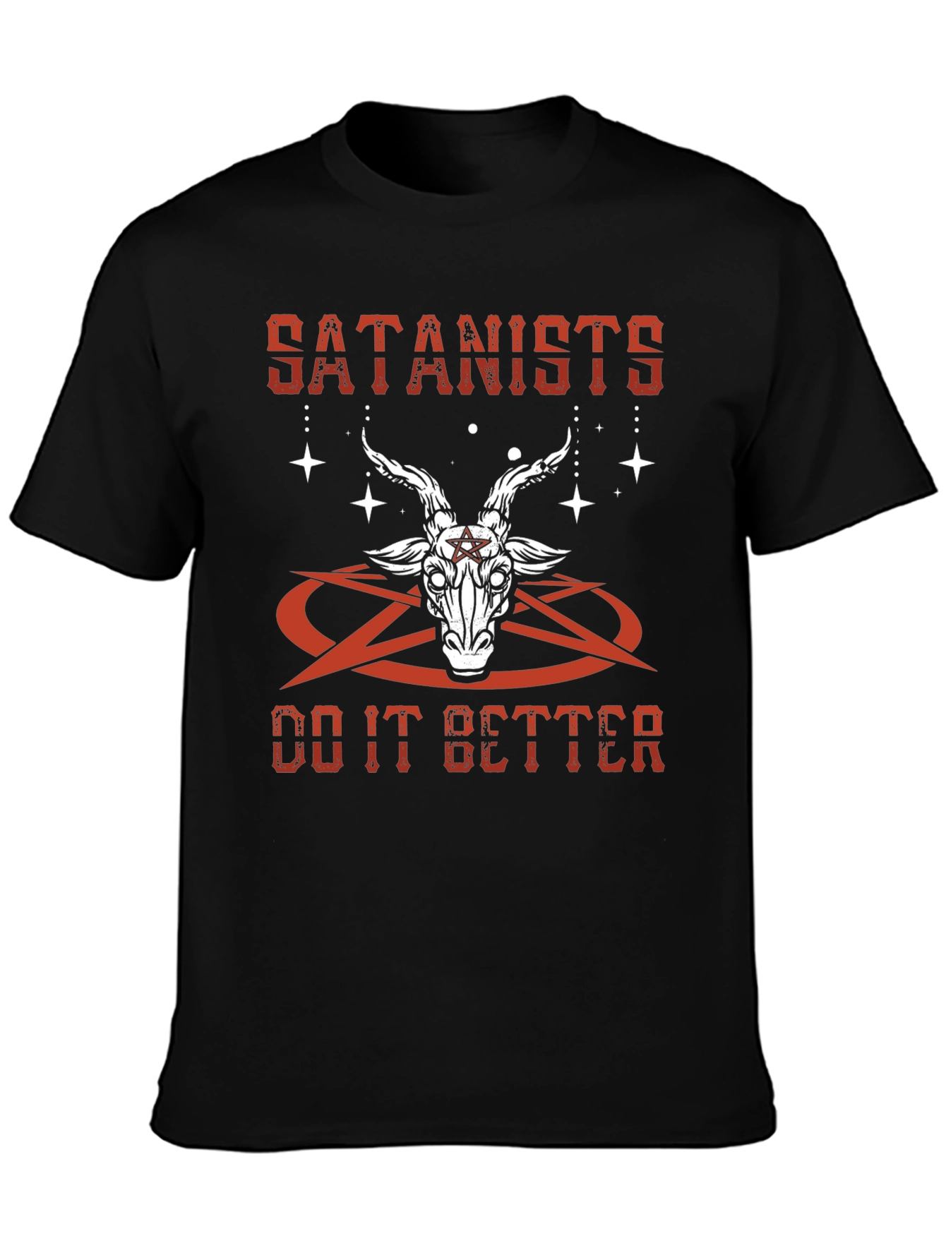 Satanists Do It Better Graphic T-Shirt