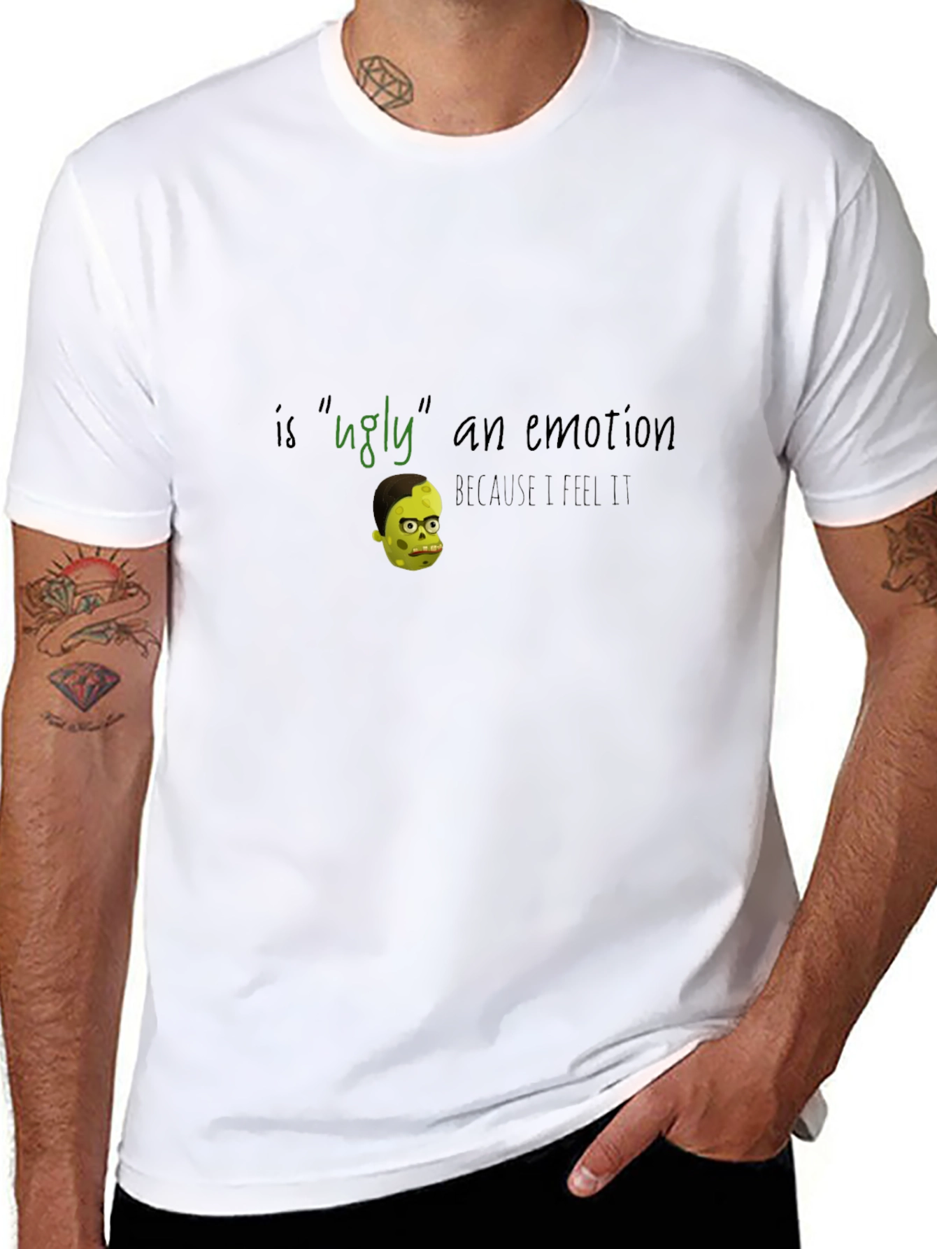 Ugly Emotion T-Shirt - Humorous Graphic Tee