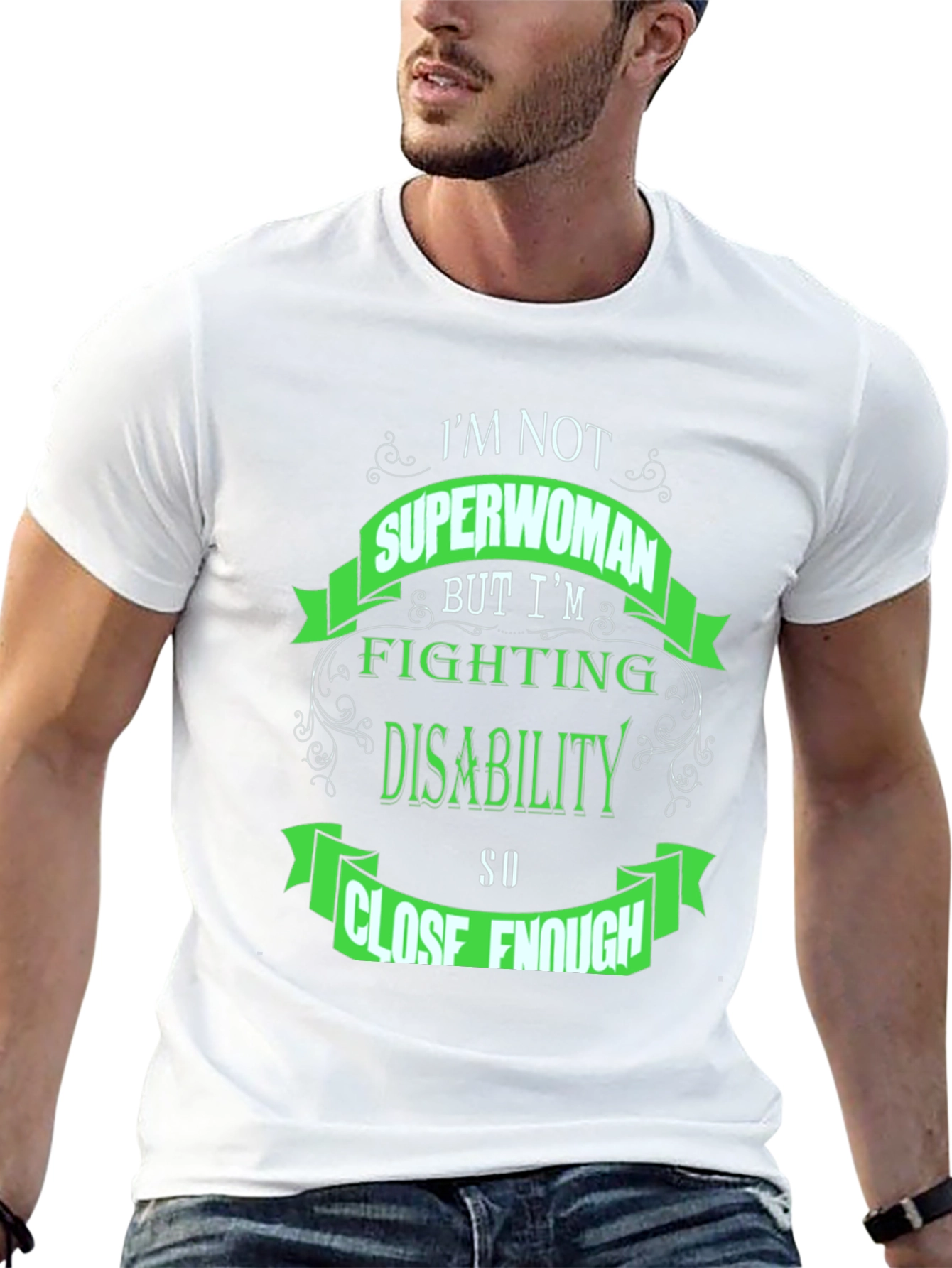 Superwoman Disability Awareness T-Shirt