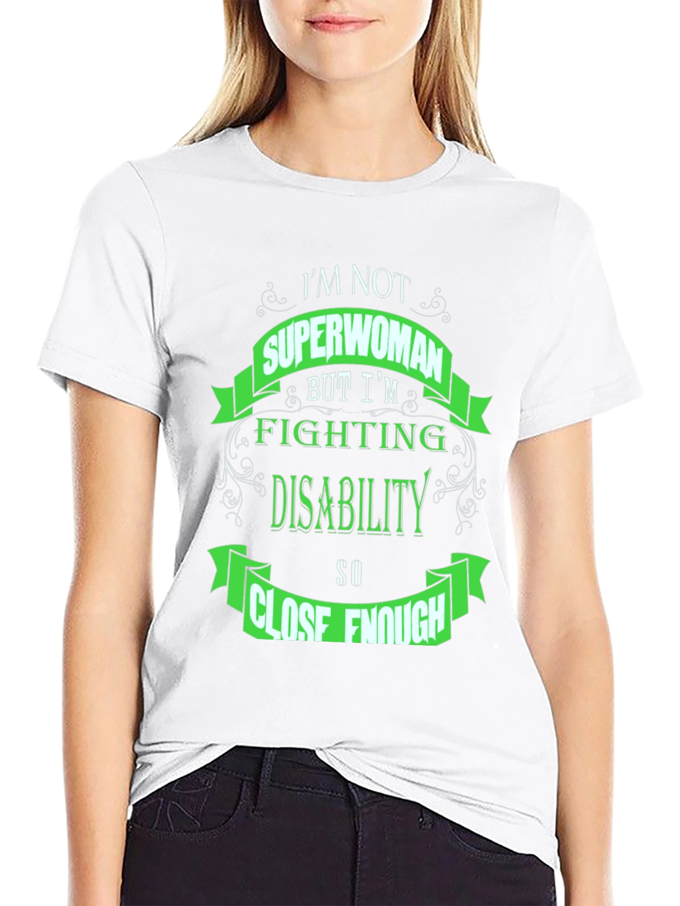 Superwoman Disability Awareness T-Shirt