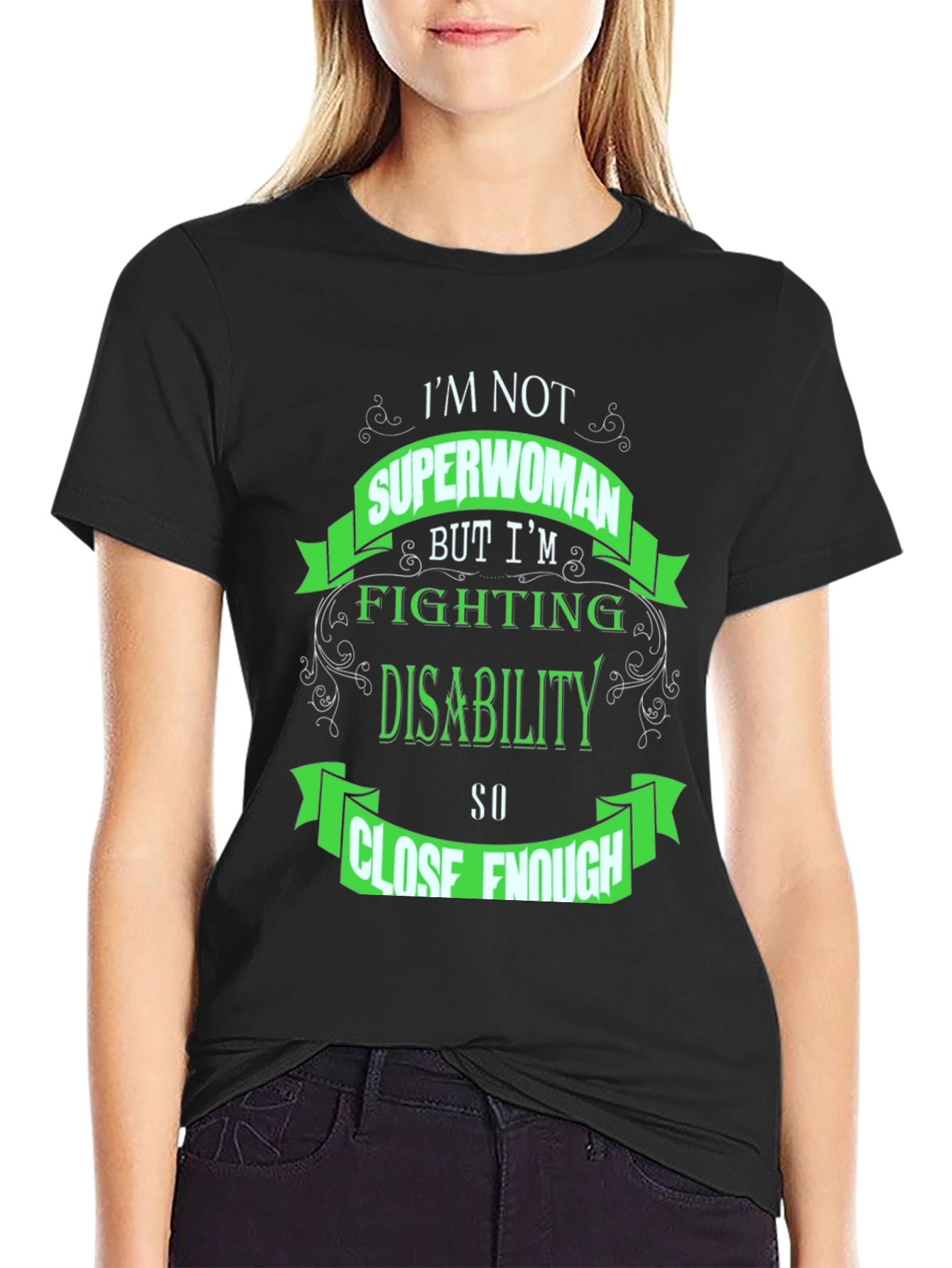 Superwoman Disability Awareness T-Shirt