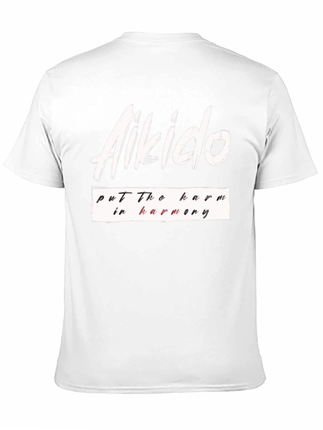 Aikido Harmony Black T-Shirt