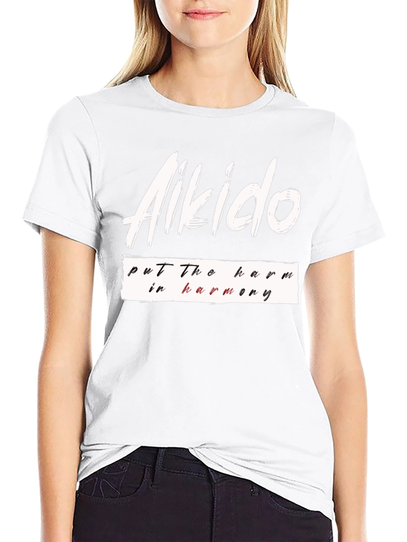 Aikido Harmony Black T-Shirt
