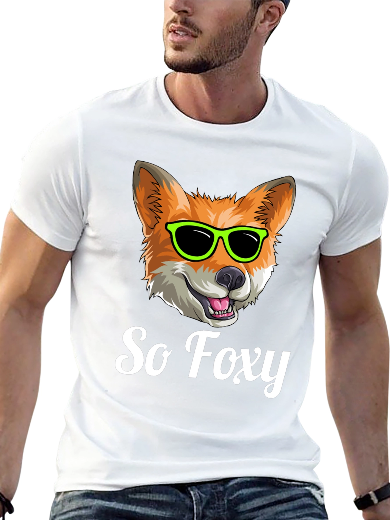 So Foxy T-Shirt - Cool Fox with Sunglasses
