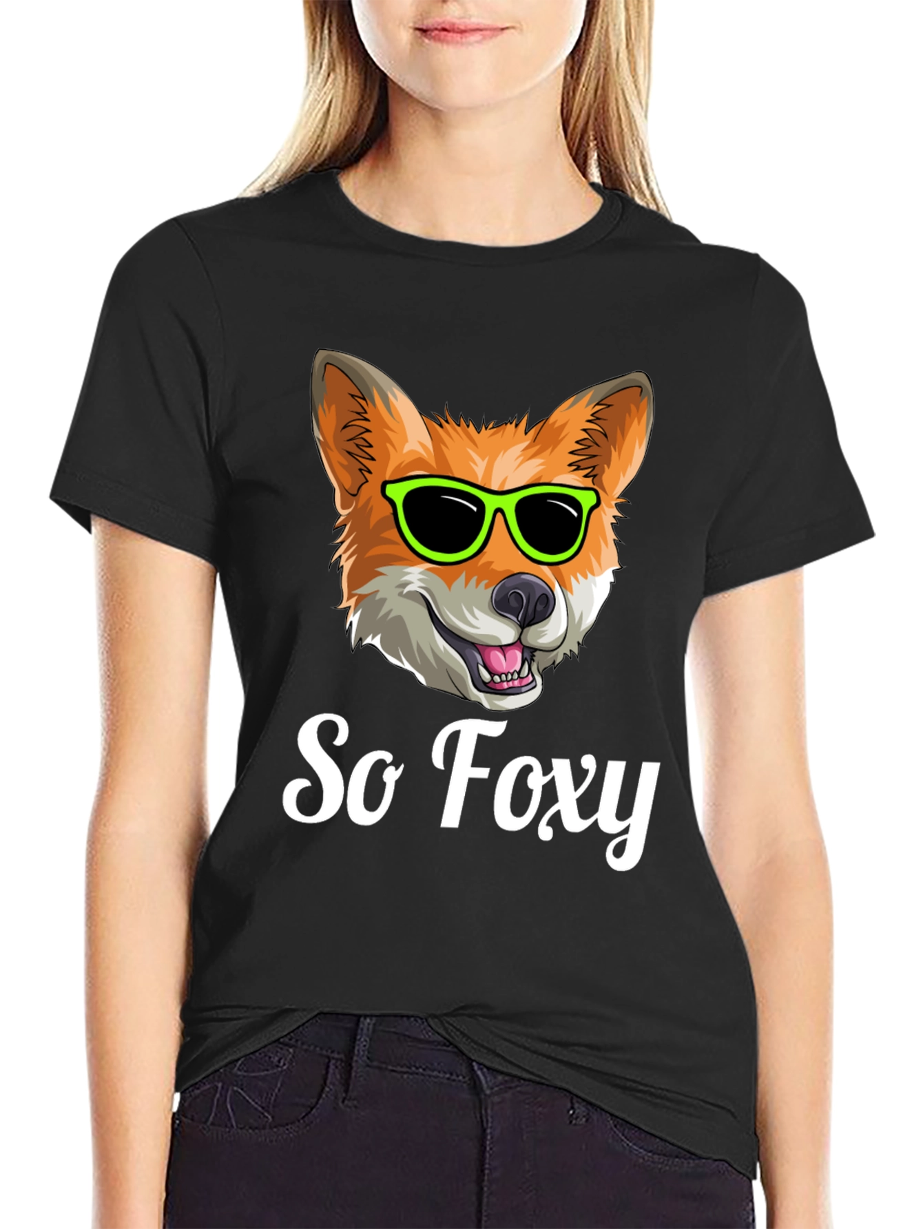 So Foxy T-Shirt - Cool Fox with Sunglasses