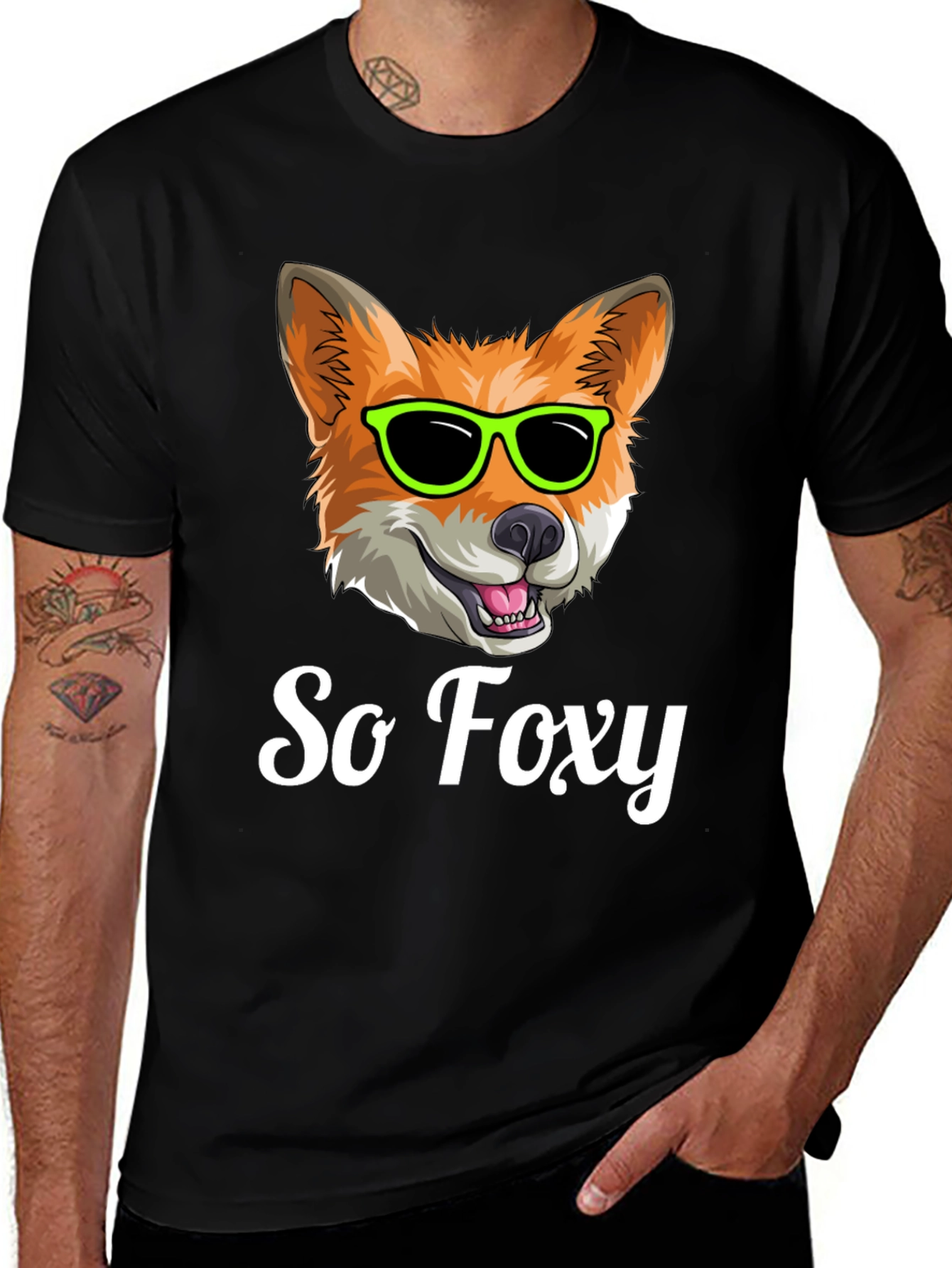 So Foxy T-Shirt - Cool Fox with Sunglasses