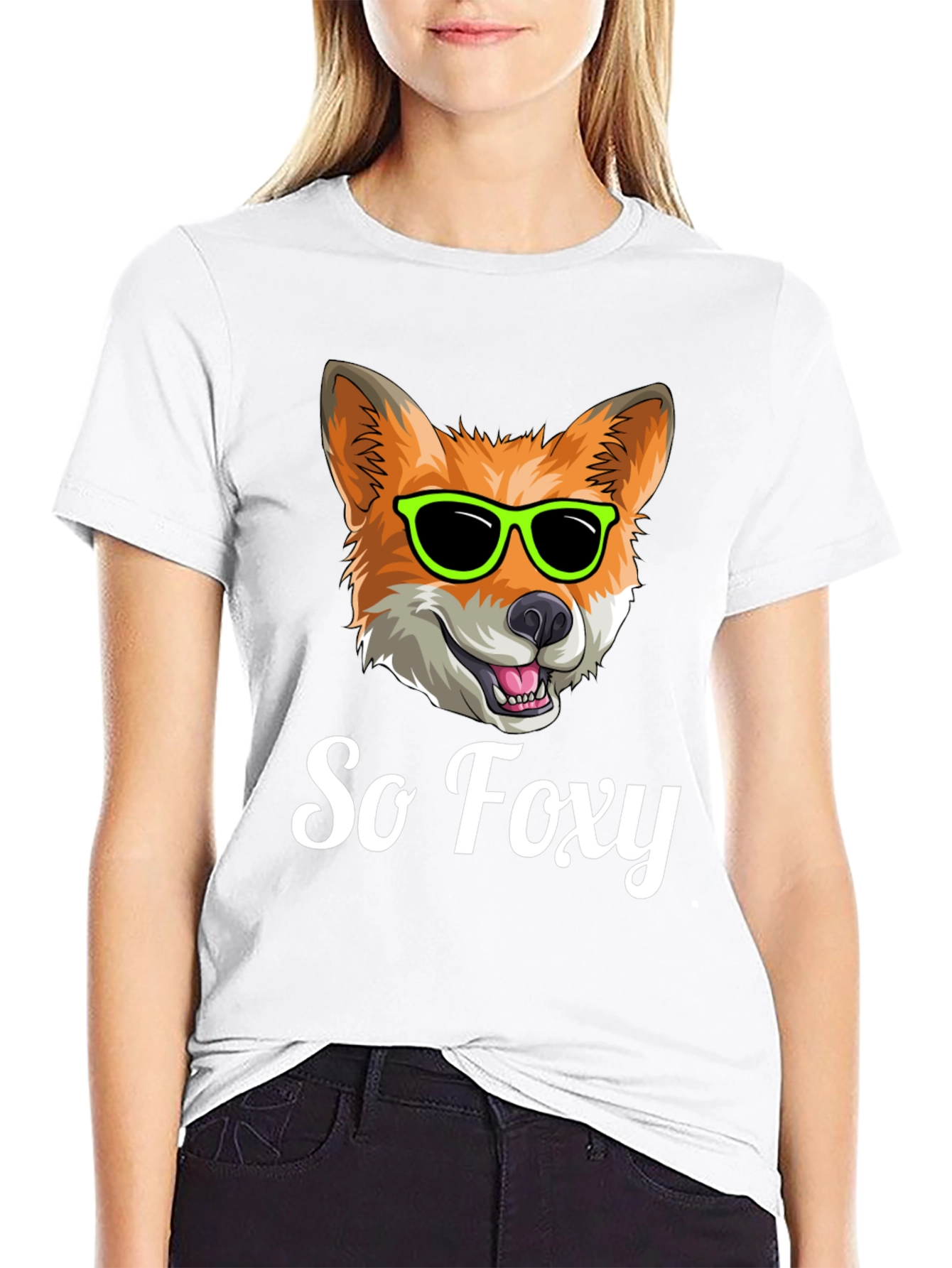 So Foxy T-Shirt - Cool Fox with Sunglasses