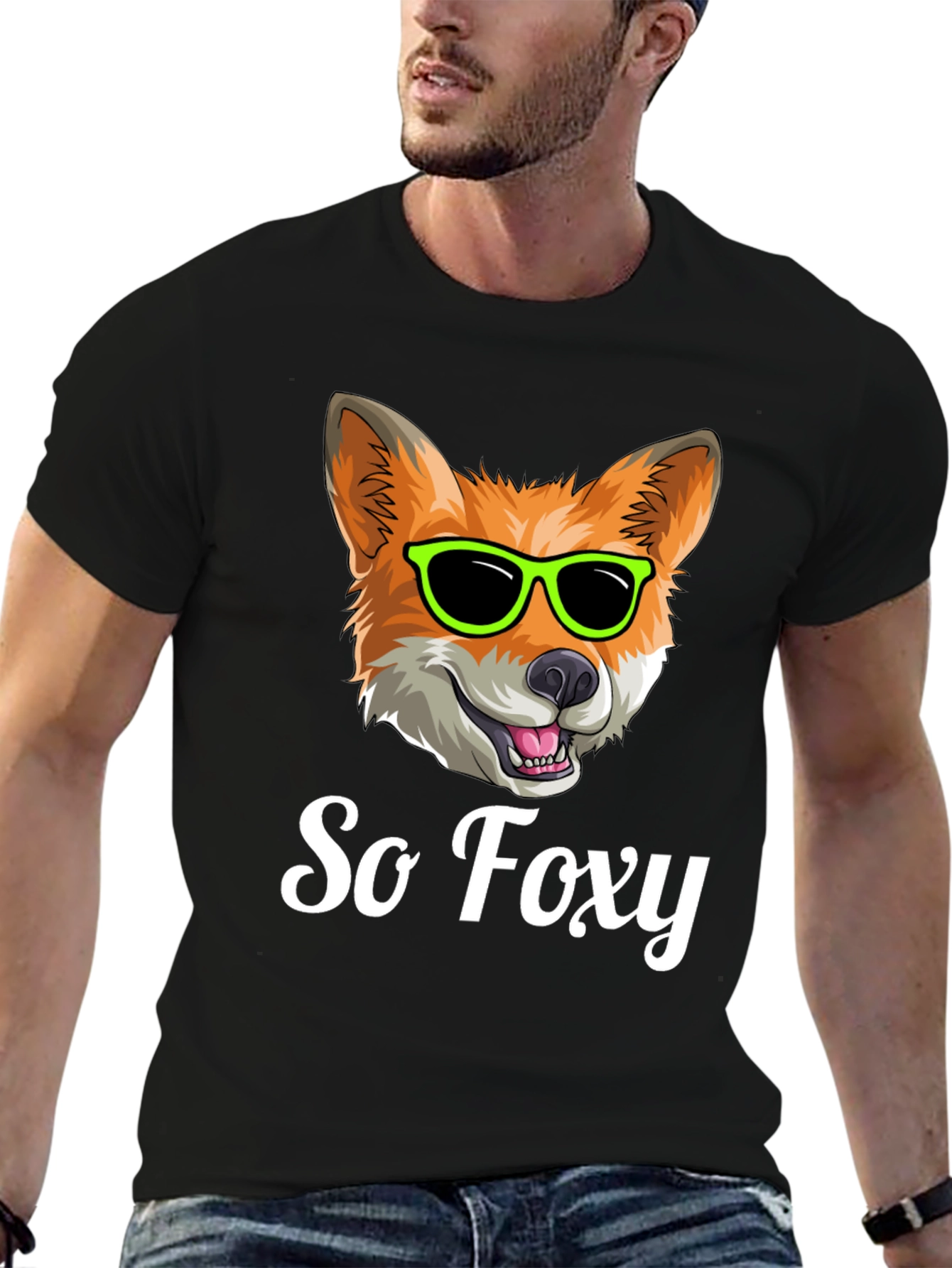 So Foxy T-Shirt - Cool Fox with Sunglasses