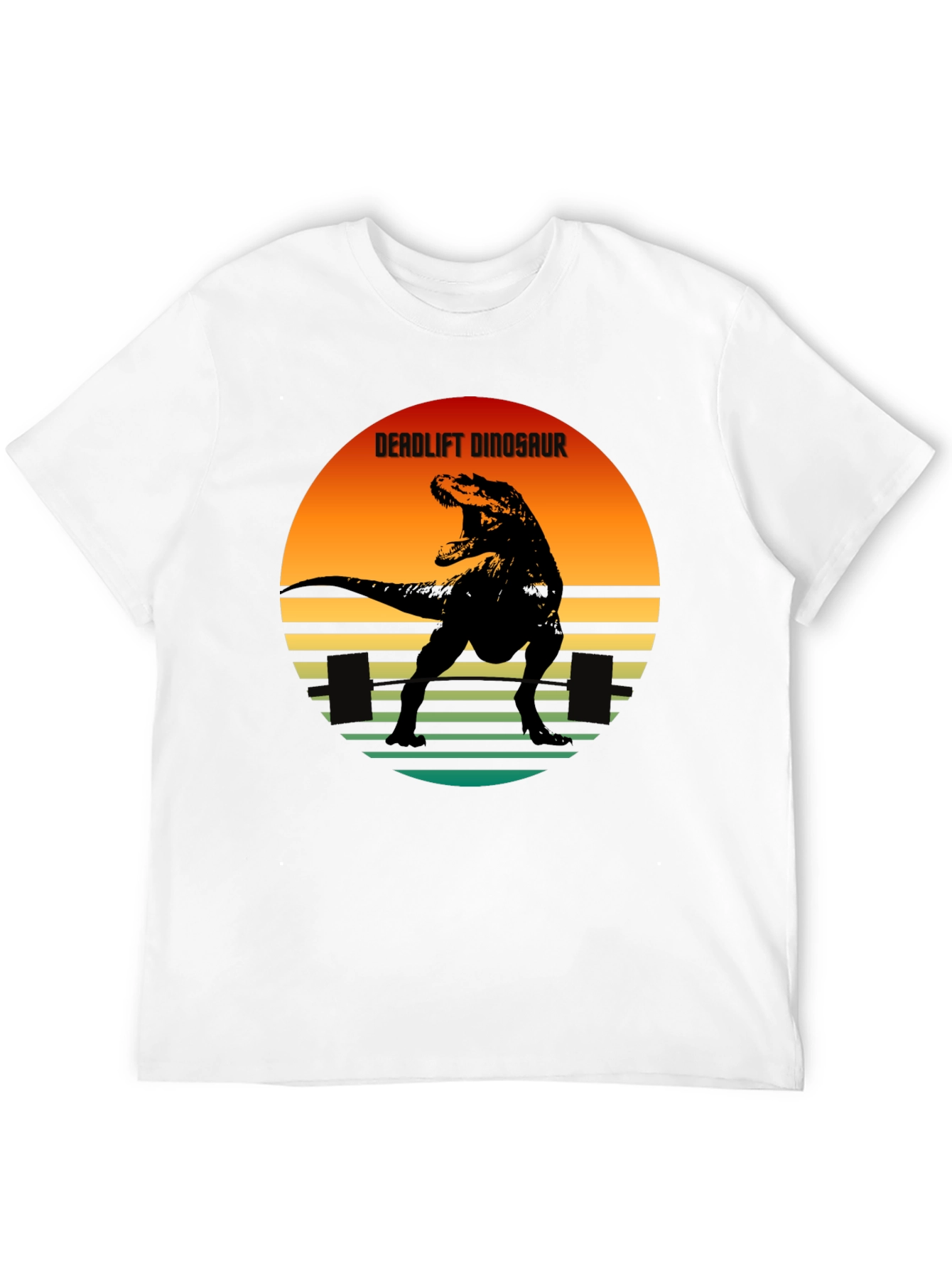 Deadlift Dinosaur Graphic Tee - Black