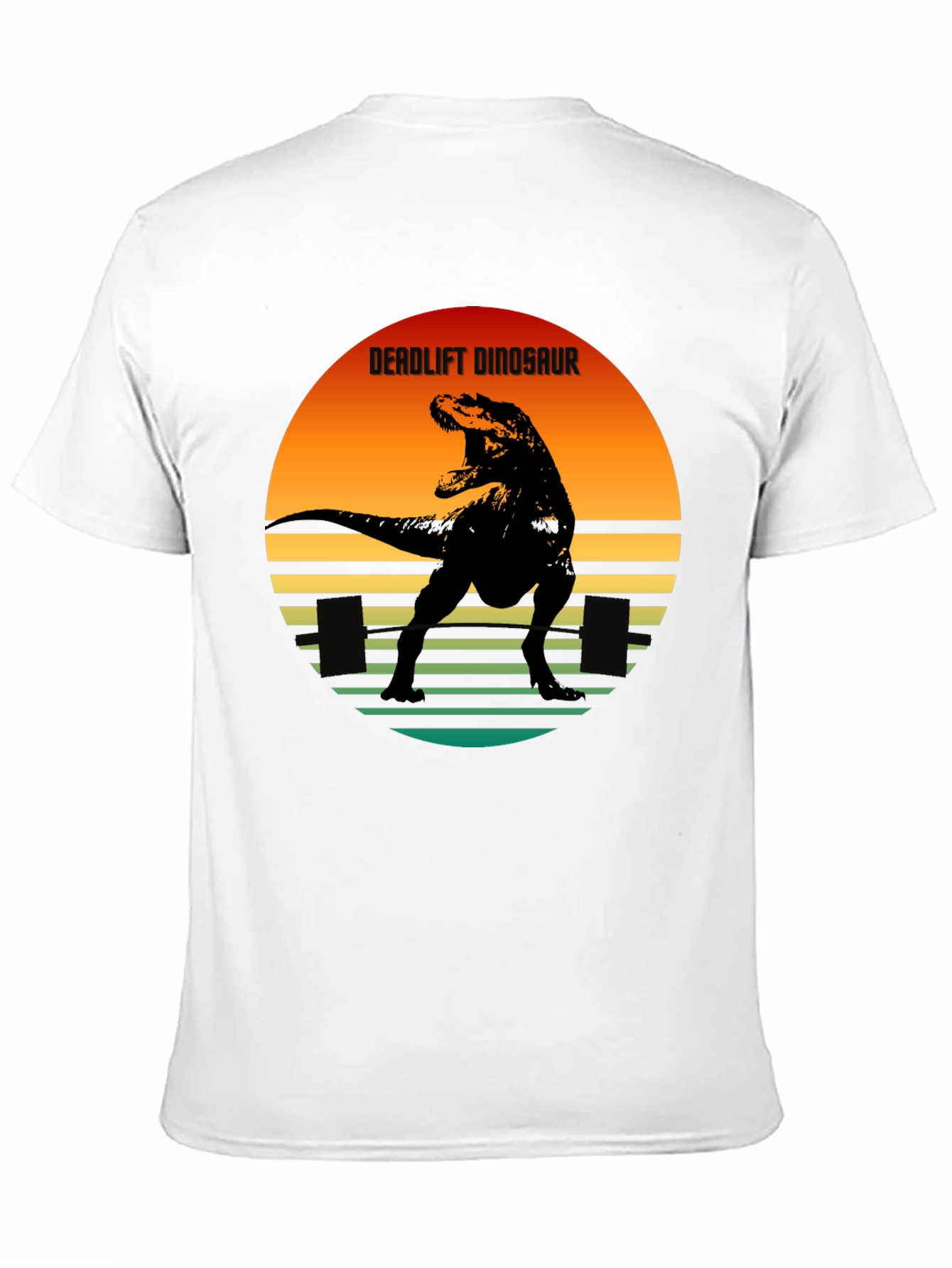 Deadlift Dinosaur Graphic Tee - Black