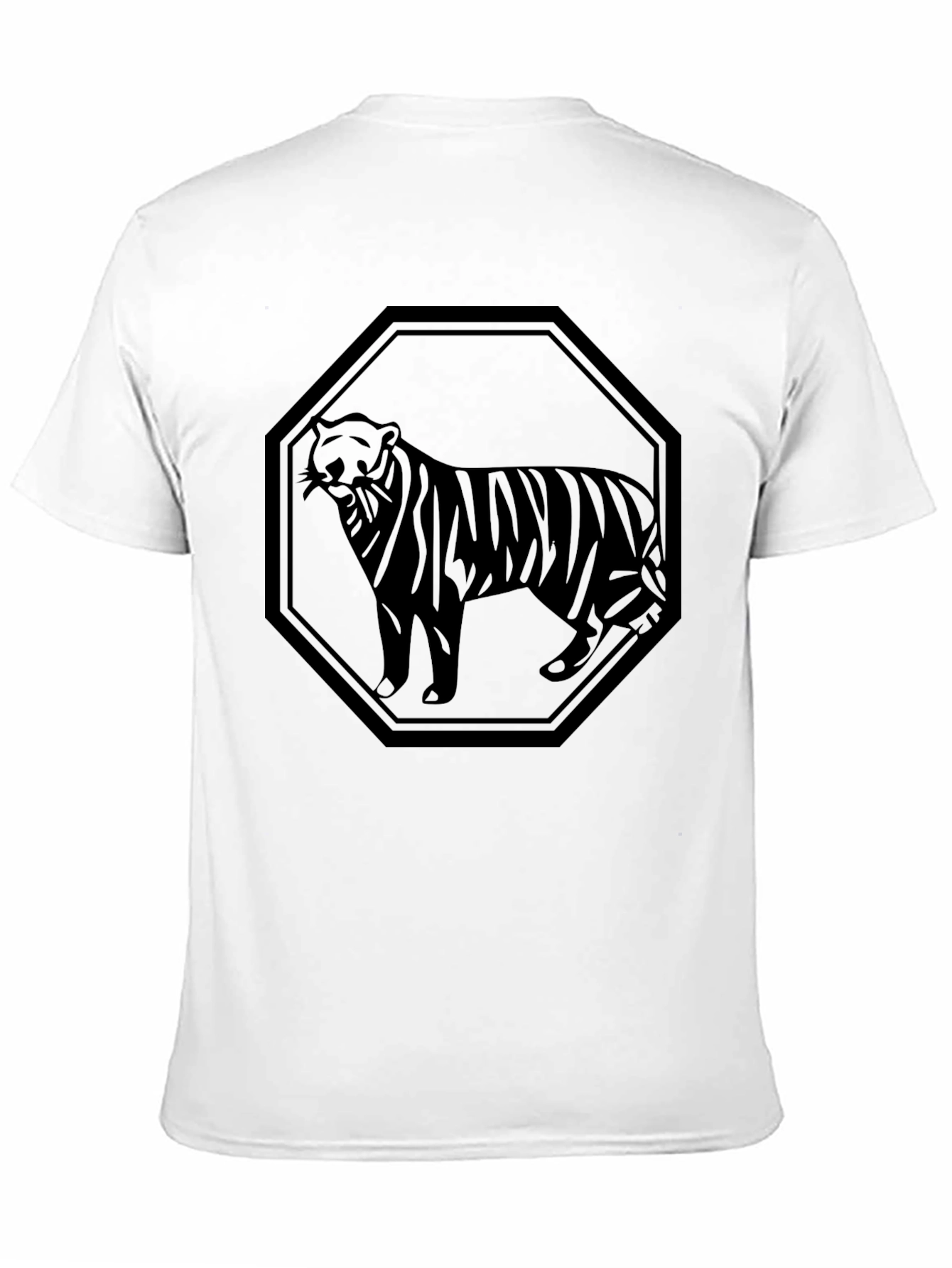 Black Tiger Graphic T-Shirt - Mens Style