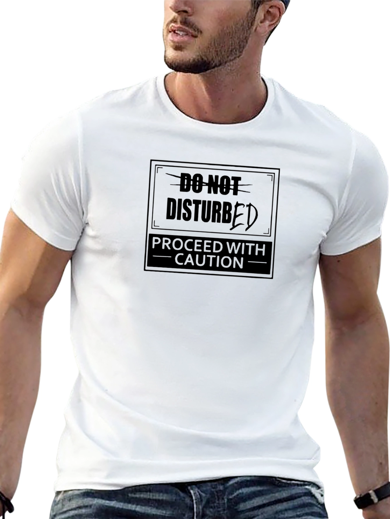 Do Not Disturb T-Shirt - Caution Graphic Tee