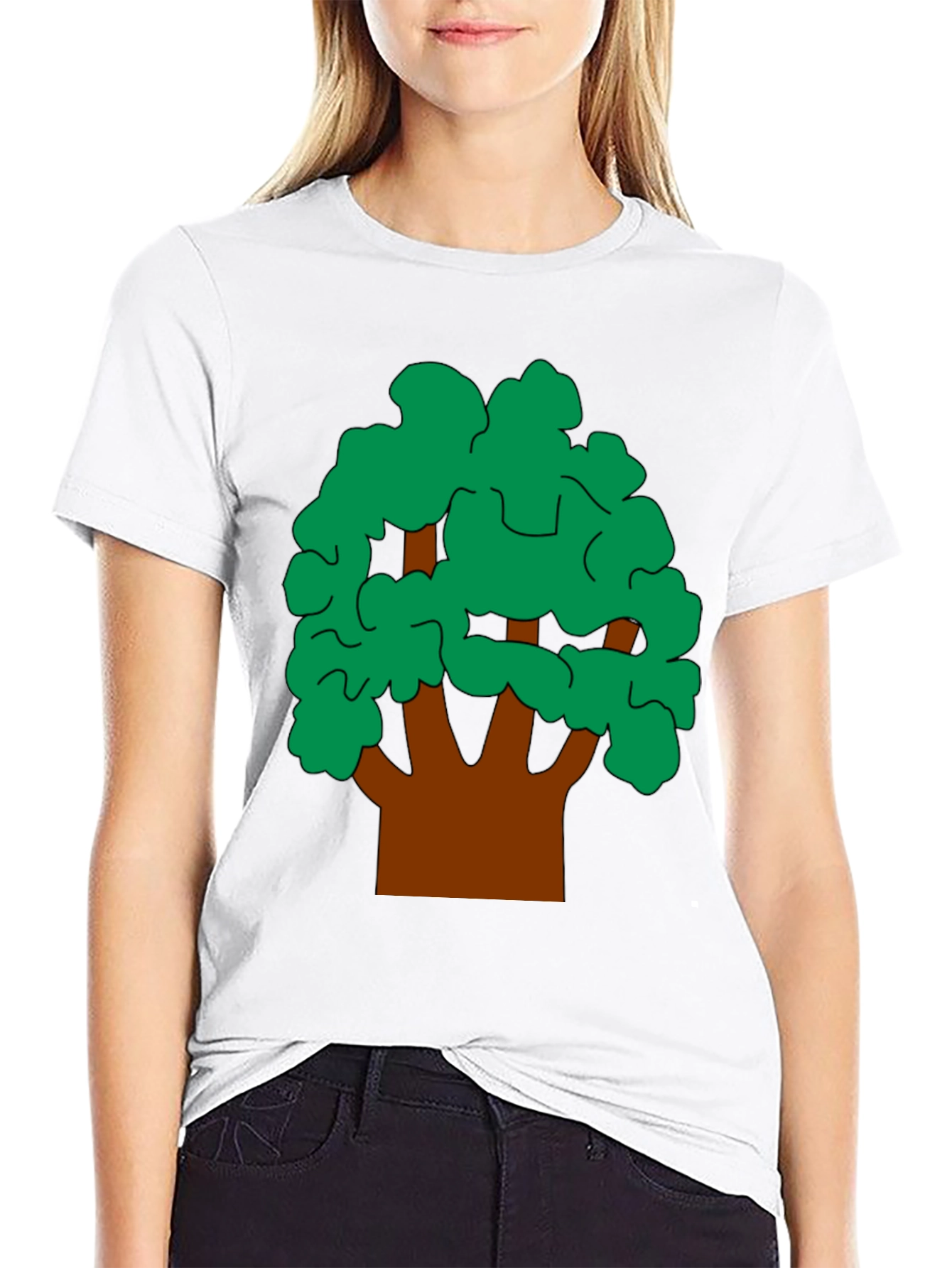 Tree Graphic Tee - Nature Inspired Black T-Shirt